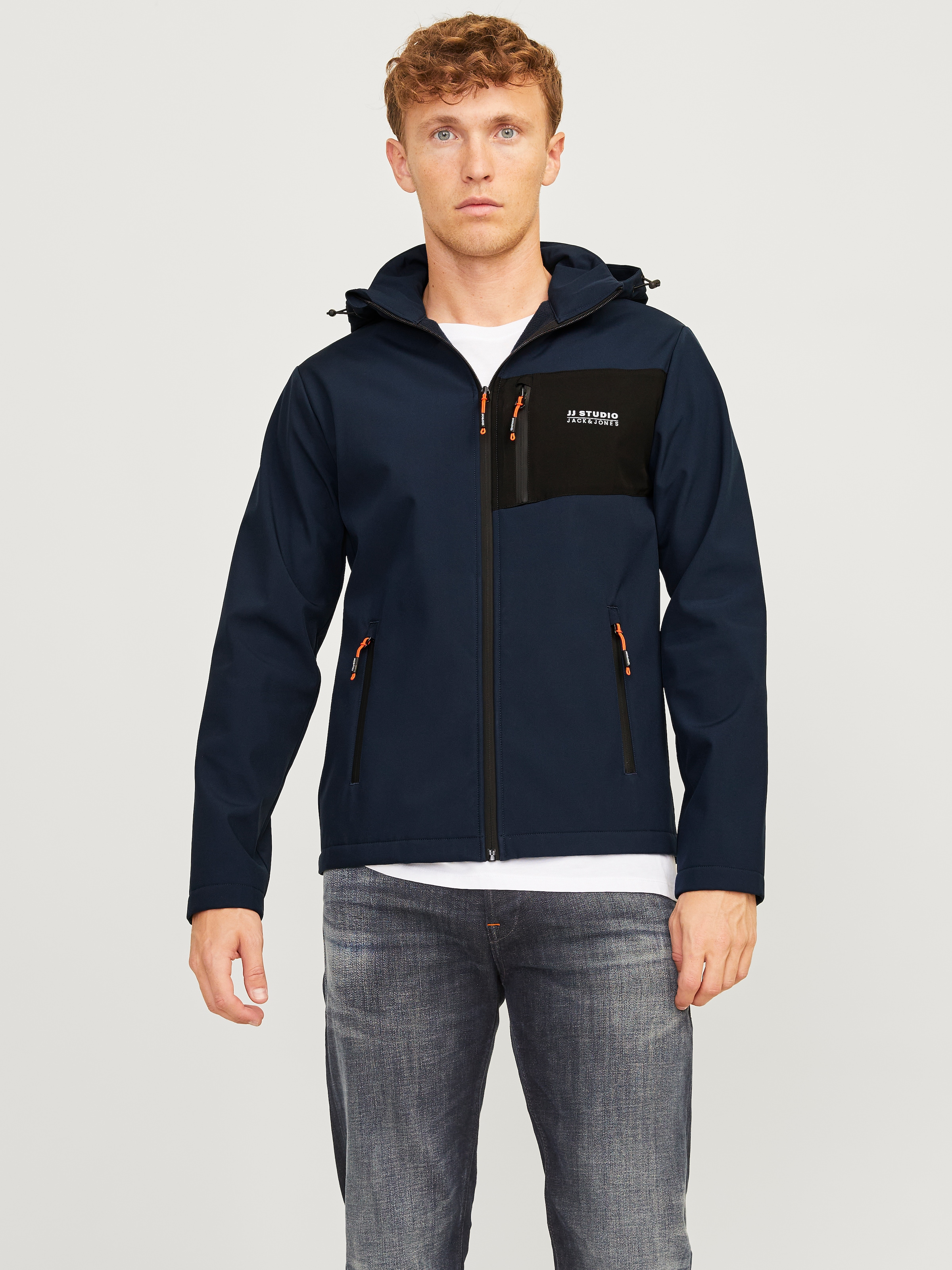 Softshelljacke »JJTAYLOR SOFTSHELL JACKET«, mit Kapuze