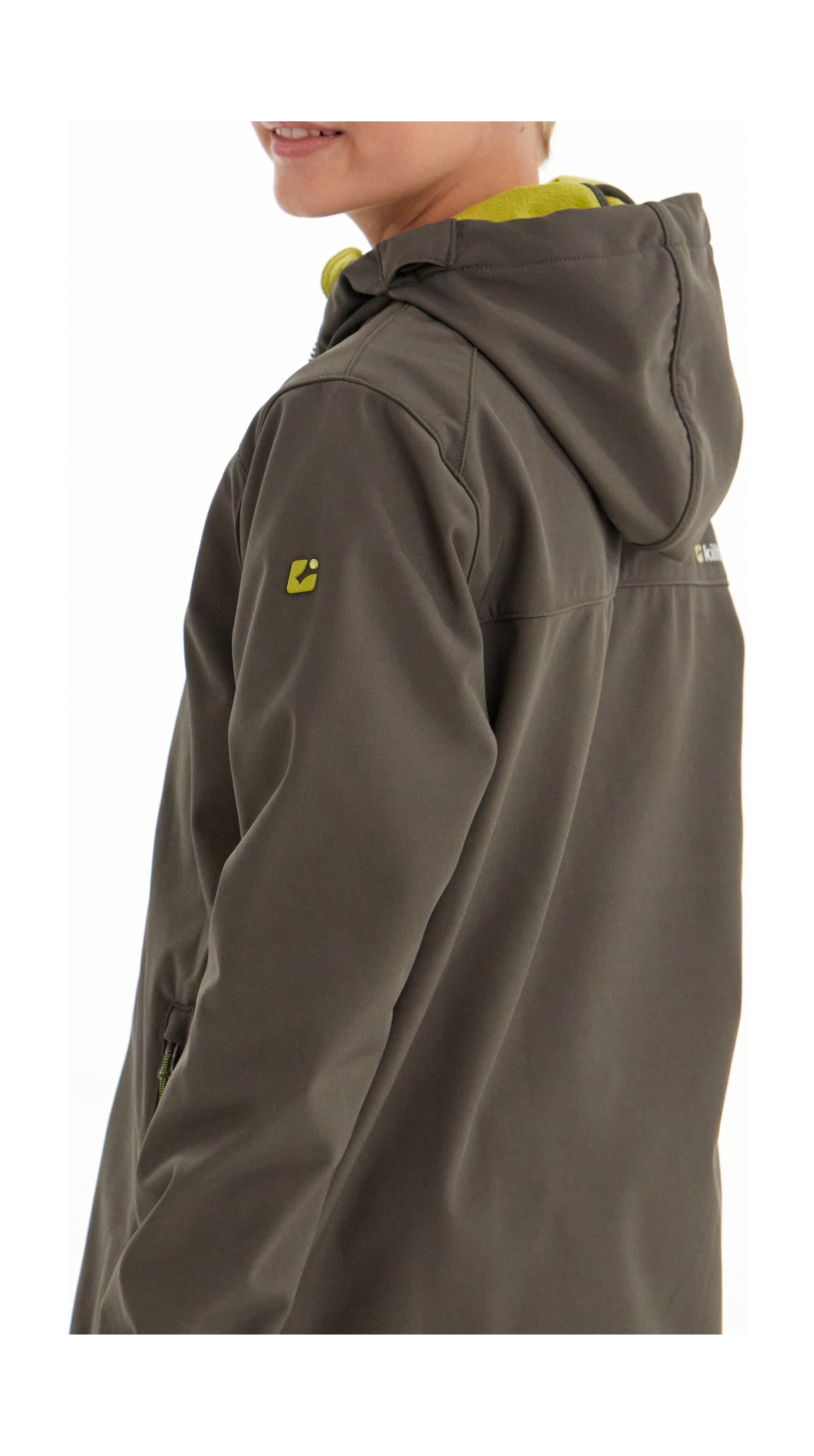 Killtec Softshelljacke »Boys Softshelljacke«, Wasserabweisende Softshelljacke mit Kapuze, Fleece