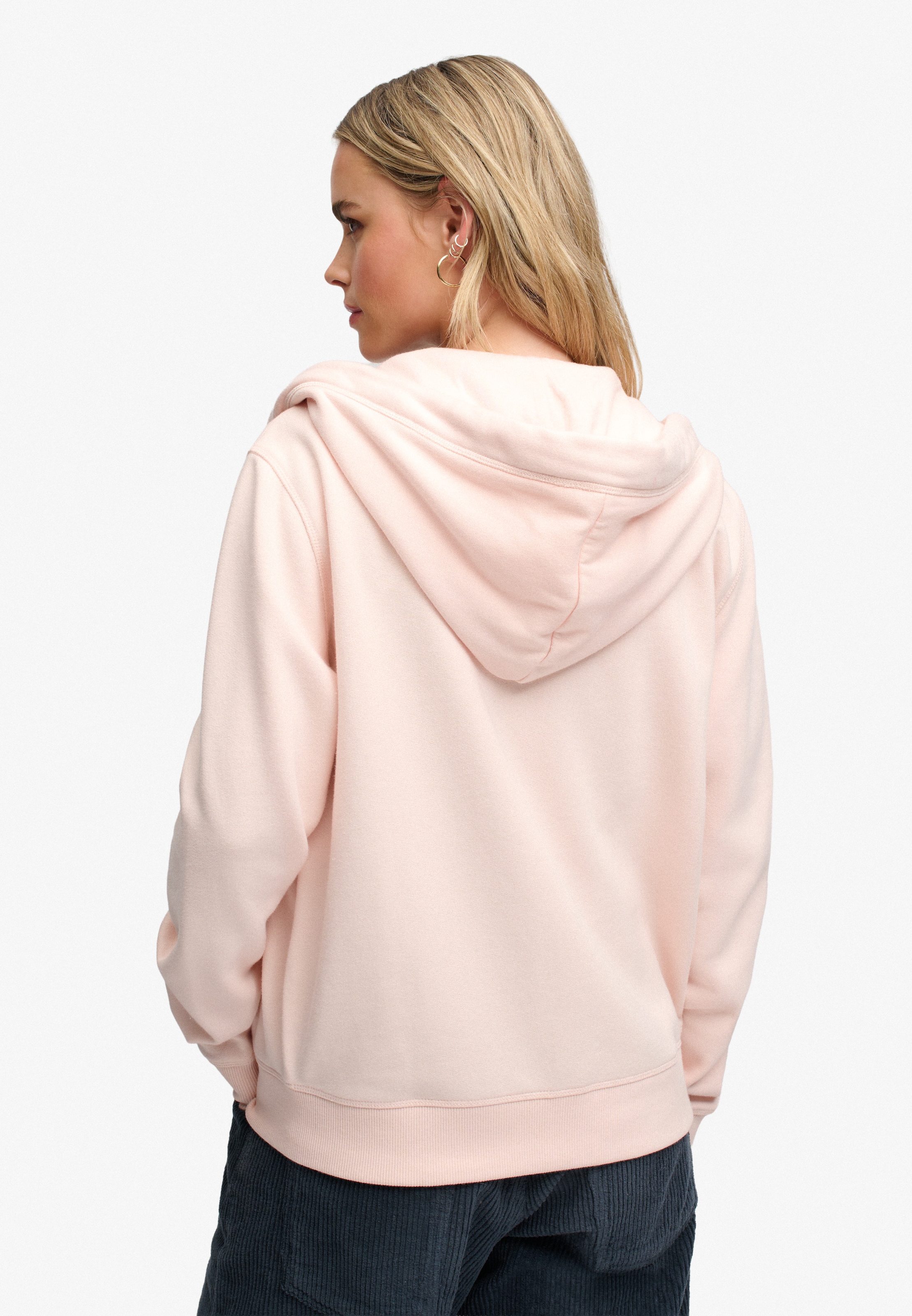 Superdry Kapuzensweatjacke »SIGNATURE EMB ZIPHOOD« Baumwollmischung, relaxed fit