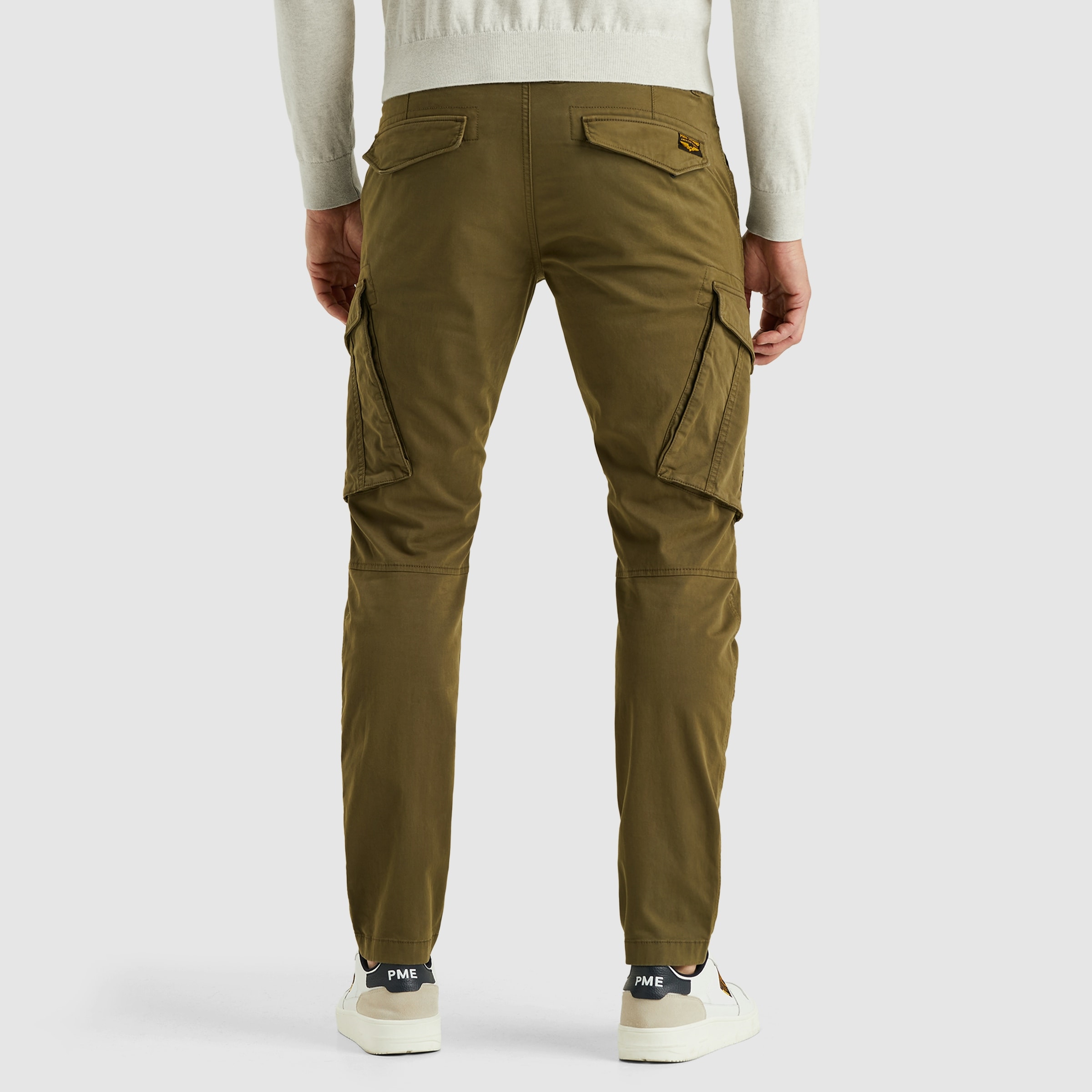 PME LEGEND Cargohose »Nordrop Stretch Twill«  mit Logo Stickerei