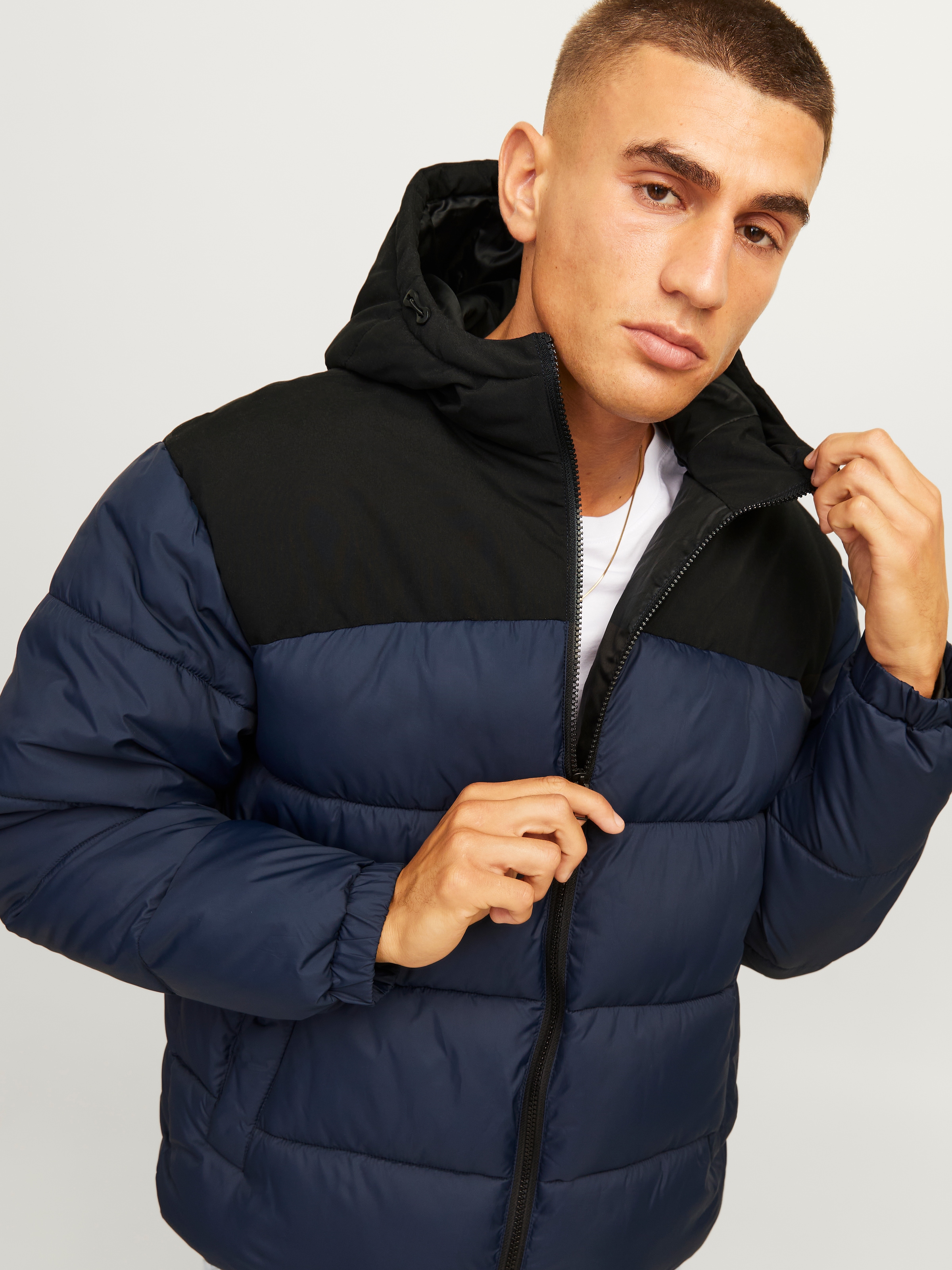 Jack & Jones Steppjacke »JJMOON HOOD PUFFER«, mit Kapuze