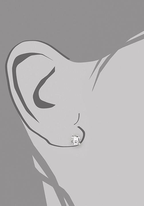 Amor Paar Ohrstecker »9061914«, mit Zirkonia (synth.)