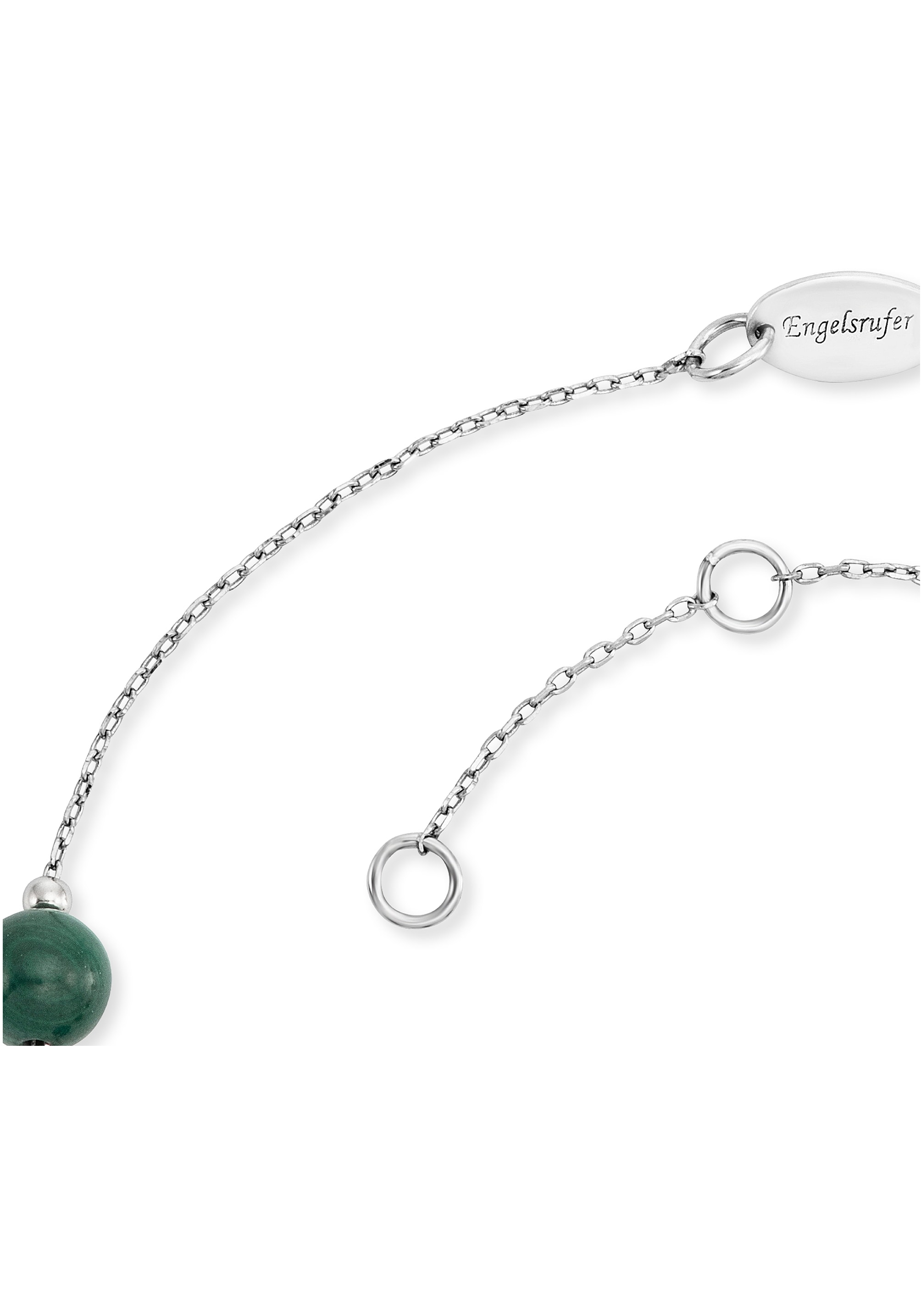 Engelsrufer Silberarmband »POWERFUL STONE, ERB-LILGEM-6ST« mit Malachit, Lapislazuli, Jaspis, Tigerauge, Rosenquarz und Achat