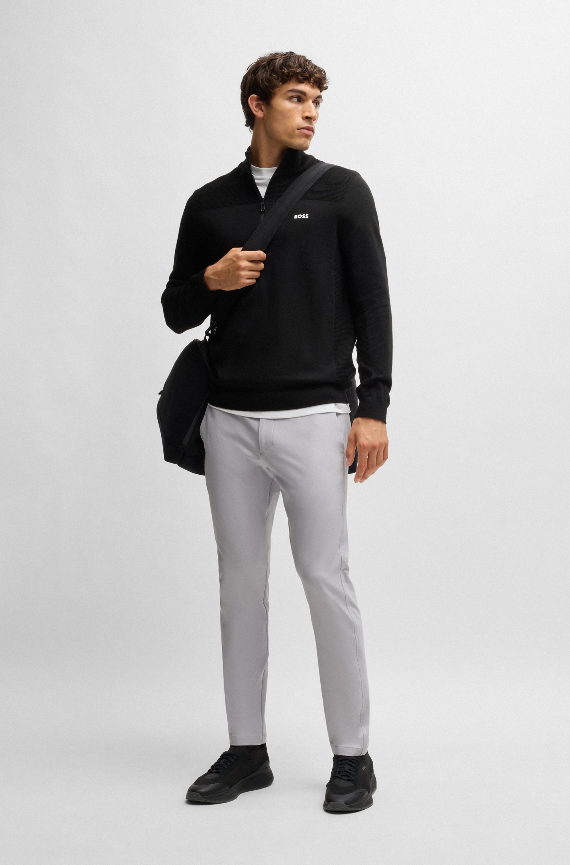 BOSS GREEN Stretch-Hose »T_Commuter-Slim«, in schmaler Passform