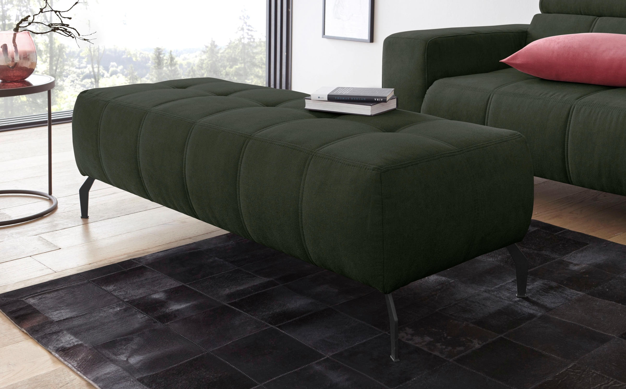 DOMO collection Hocker »Trento, mit Kufenfuß oder Einzelfuß«, passend zur Serie Trento