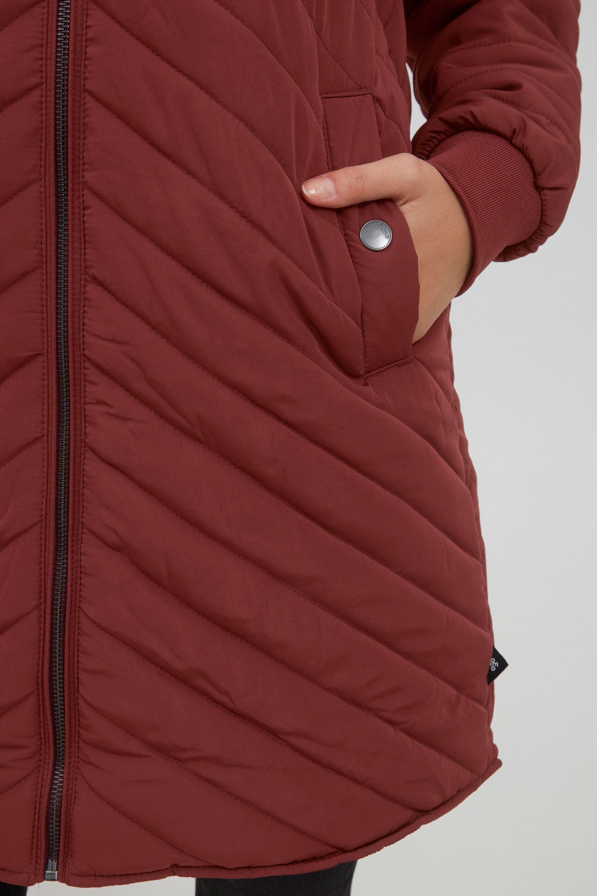 OXMO Steppjacke »Steppmantel OXMadalyn«, ohne Kapuze