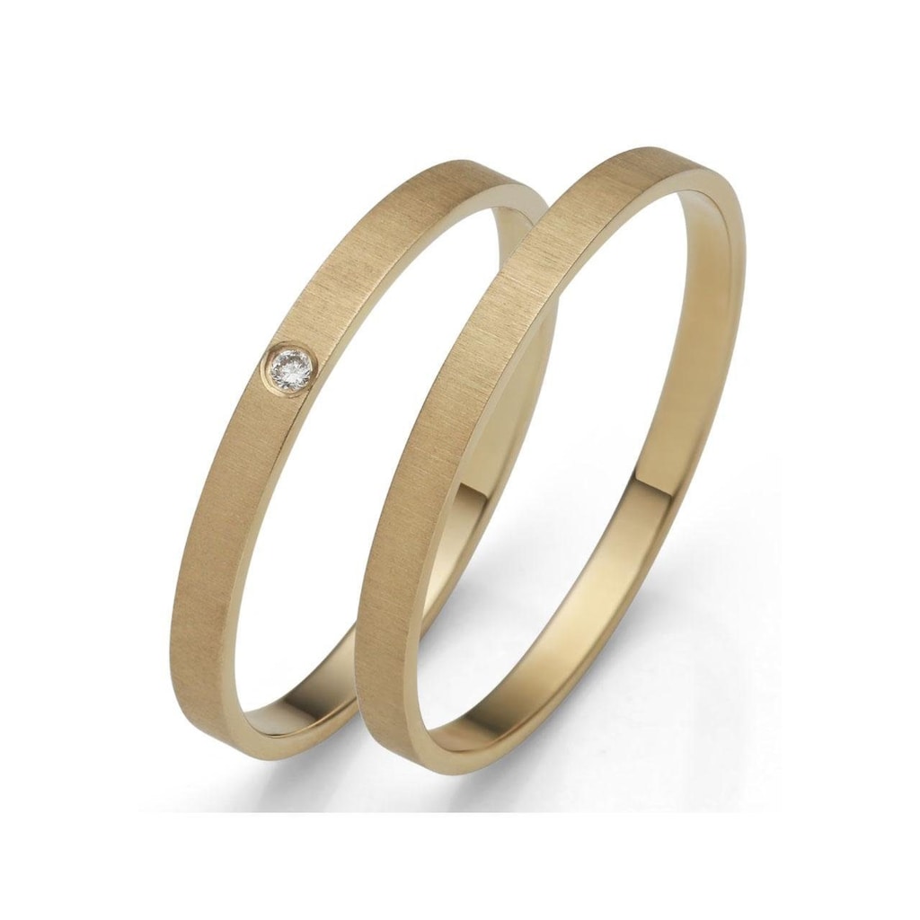 Firetti Trauring »Schmuck Geschenk Gold 375 Hochzeit Ehering "LIEBE"«