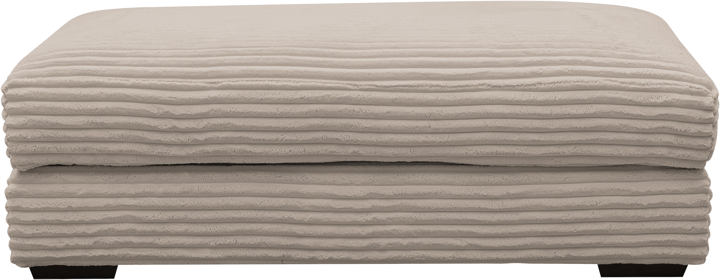 WERK2 Hocker »Eden«, Design Hocker in Cord mit besonders weichem Sitzkomfort