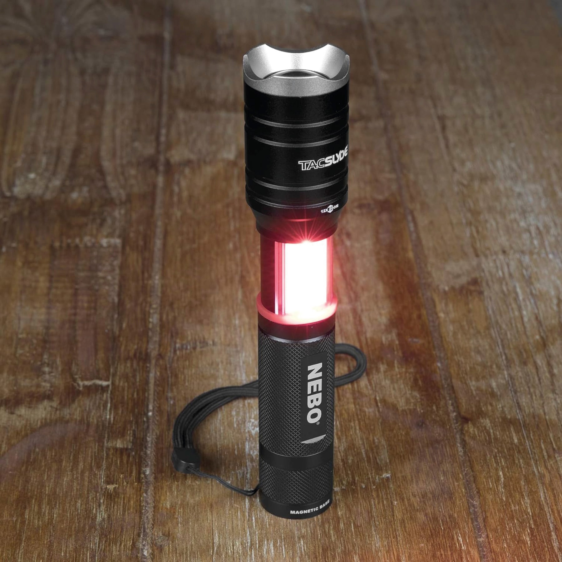 NEBO LED Taschenlampe »450 FLEX«, wiederaufladbar, Magnetbasis, 6-fach Zoom