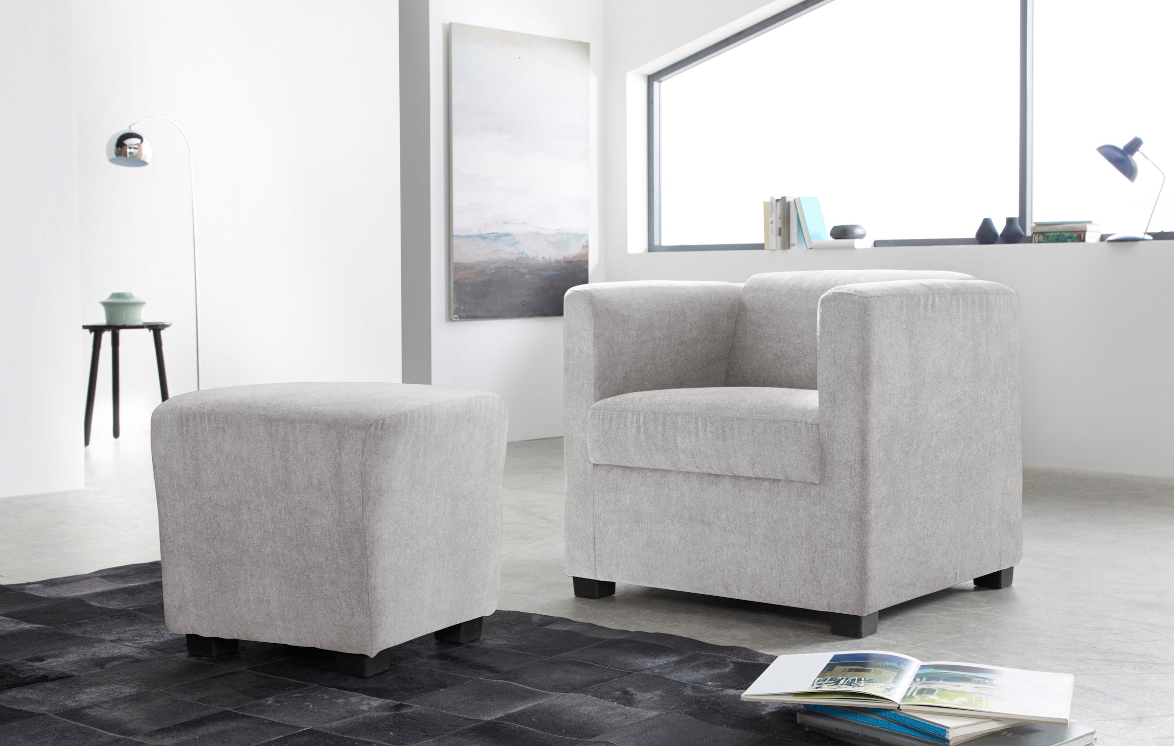 INOSIGN Sessel »Bob Cocktailsessel, Clubsessel, Loungesessel« in verschiedenen modernen Farben und Qualitäten