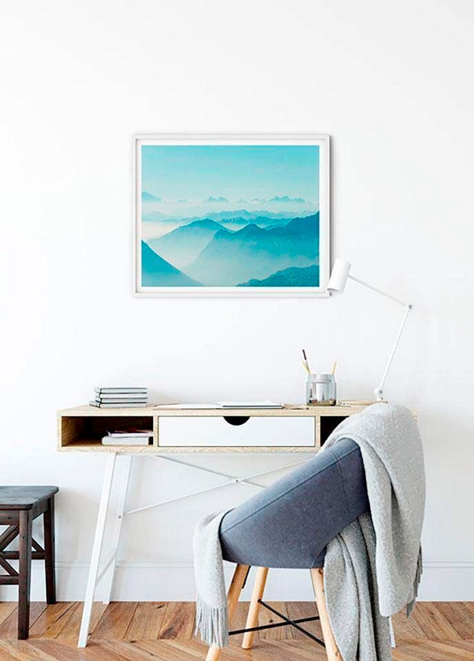 Komar Bild »Mountain View«, Natur, (1 St.), Wandbild zur Dekoration - ohne Rahmen