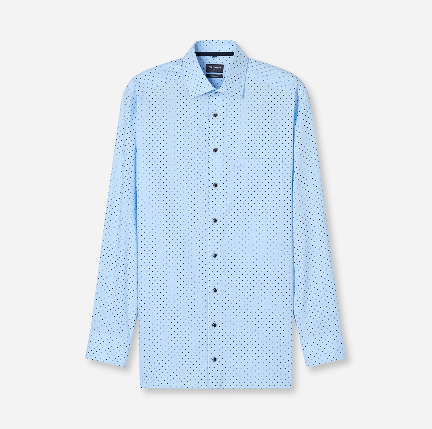 OLYMP Langarmhemd »Luxor« Businesshemd, modern fit, New-Kentkragen, extra langer Arm