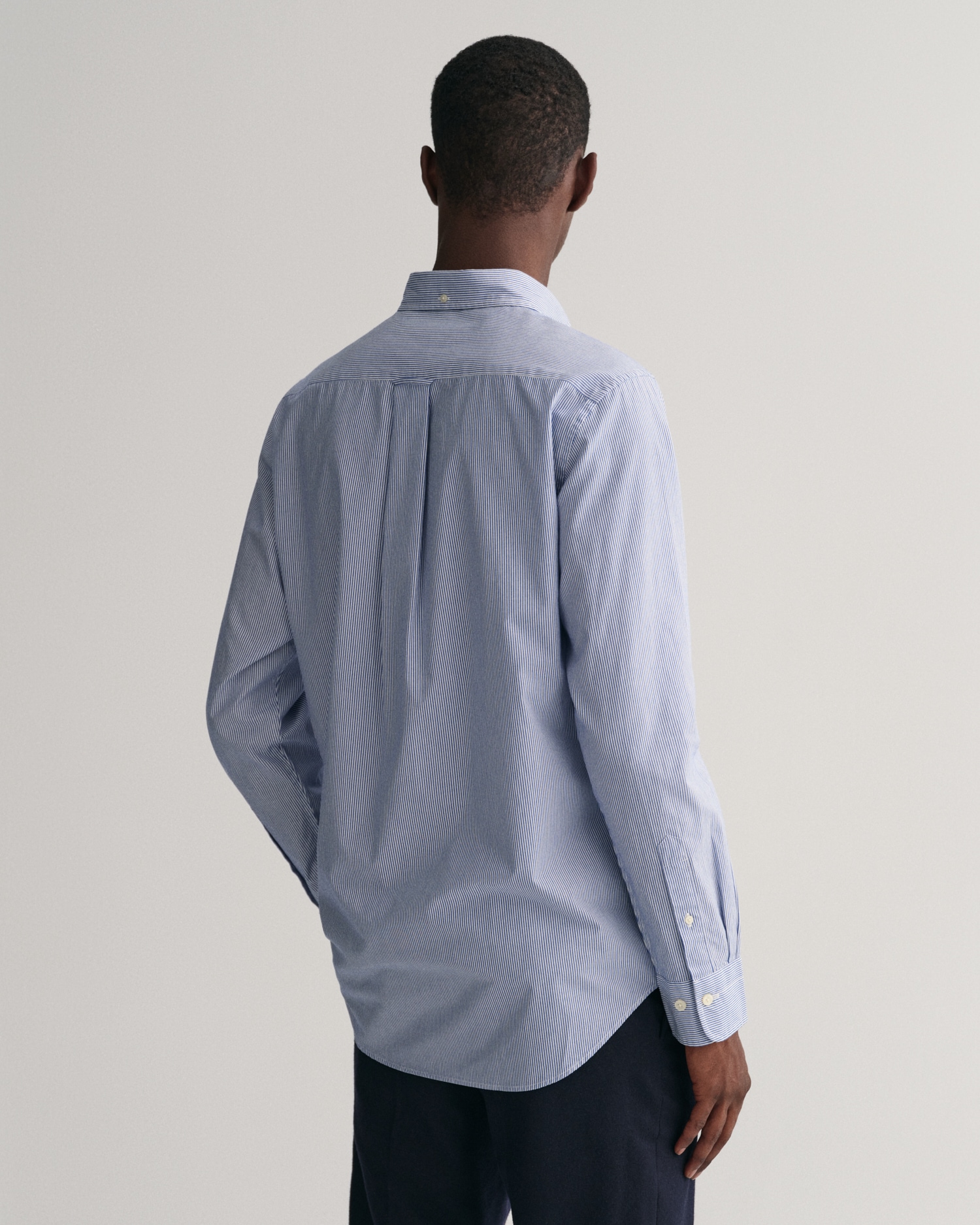 Gant Langarmhemd »REG POPLIN BANKER SHIRT« Banker Stripe Popeline, leichte Baumwolle