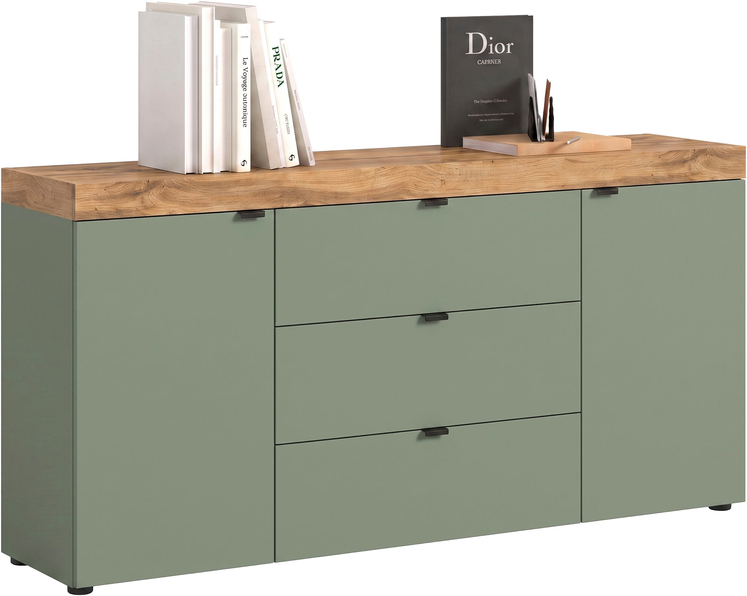 OTTO home Sideboard »MAMBO II, Breite 160cm, 2 Türen, 3 Schubkästen, 4 Fächer« 1 Stk. tlg. Kommode, Anrichte, Wohnzimmer, Schlafzimmer