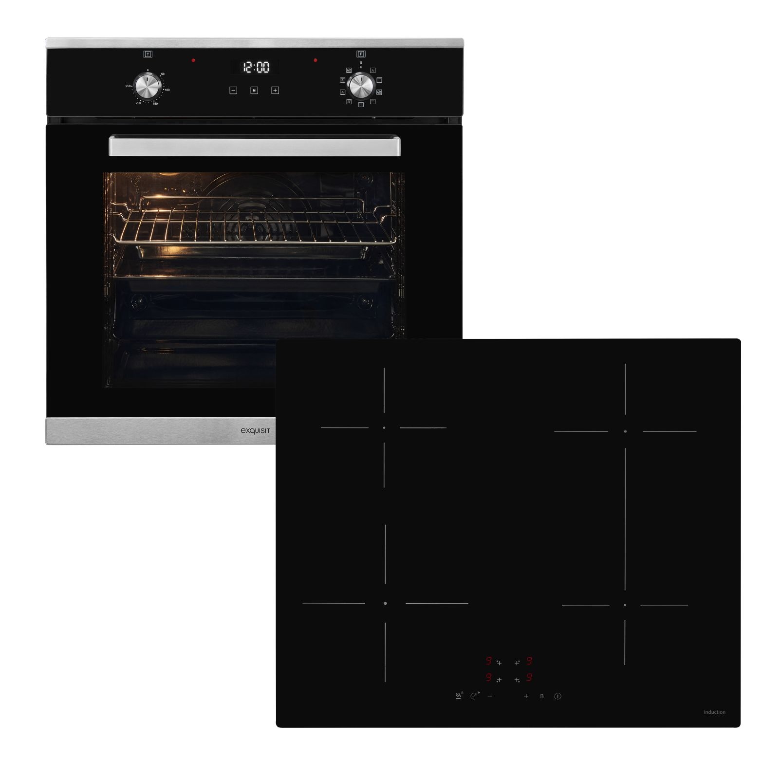 Backofen-Set »BAKOIN76600H inox«, Kühlventilator