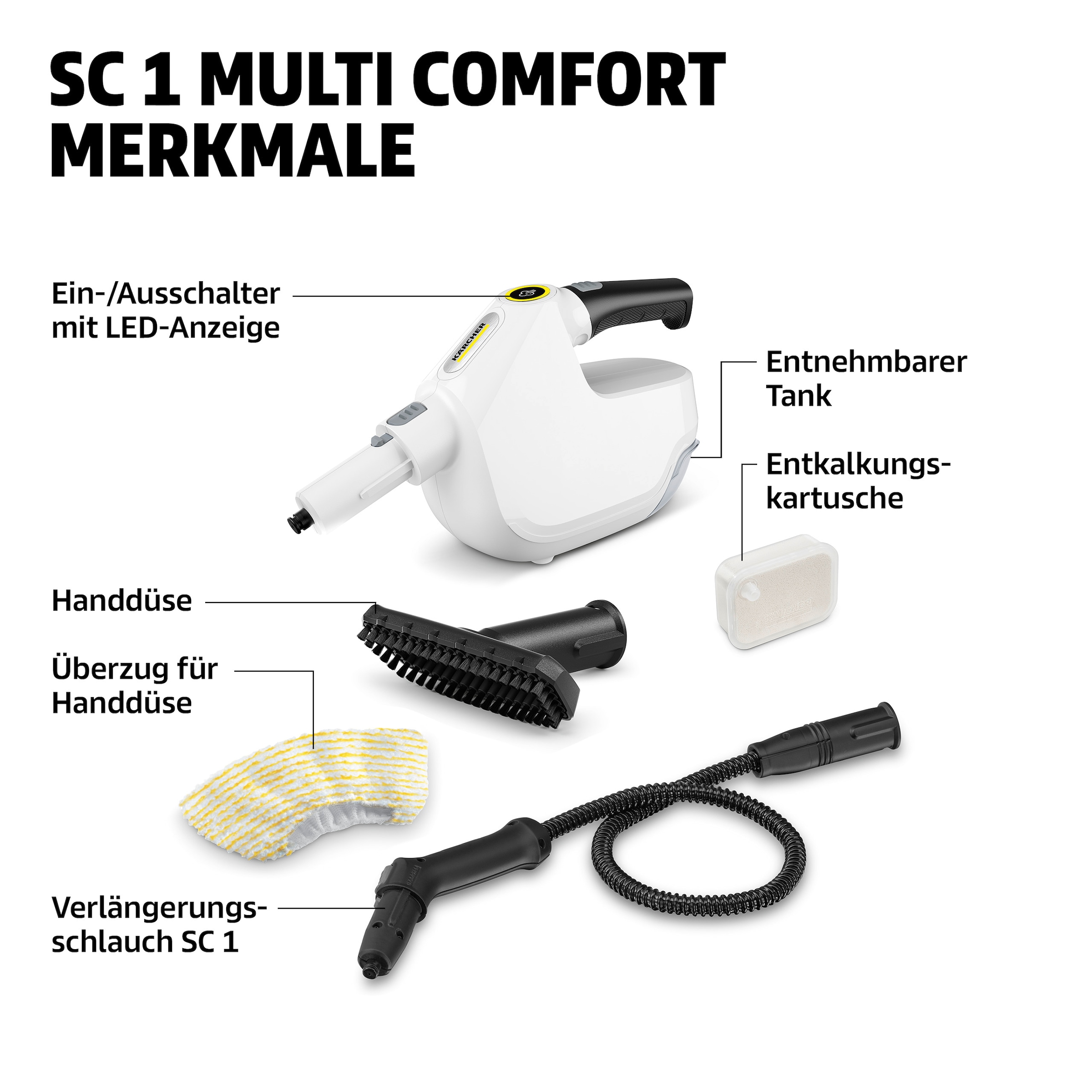 KÄRCHER Dampfreiniger »SC 1 Multi Comfort«