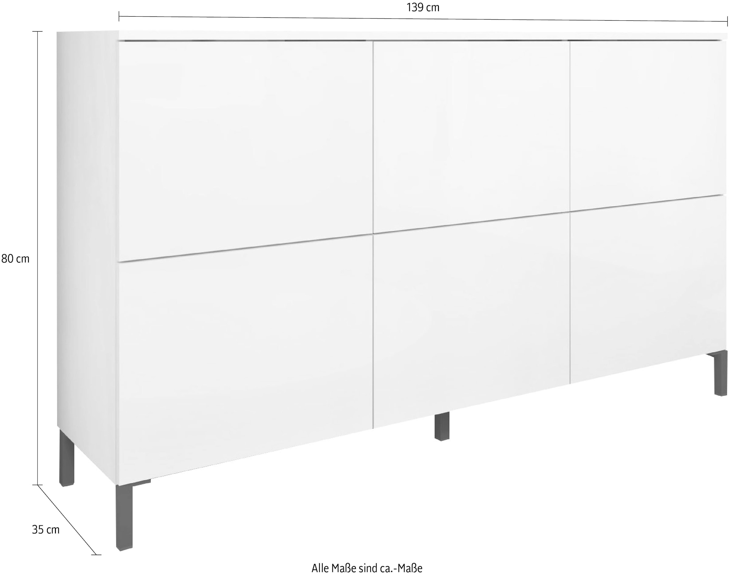 borchardt Möbel Kommode »Haama«, Breite 139 cm