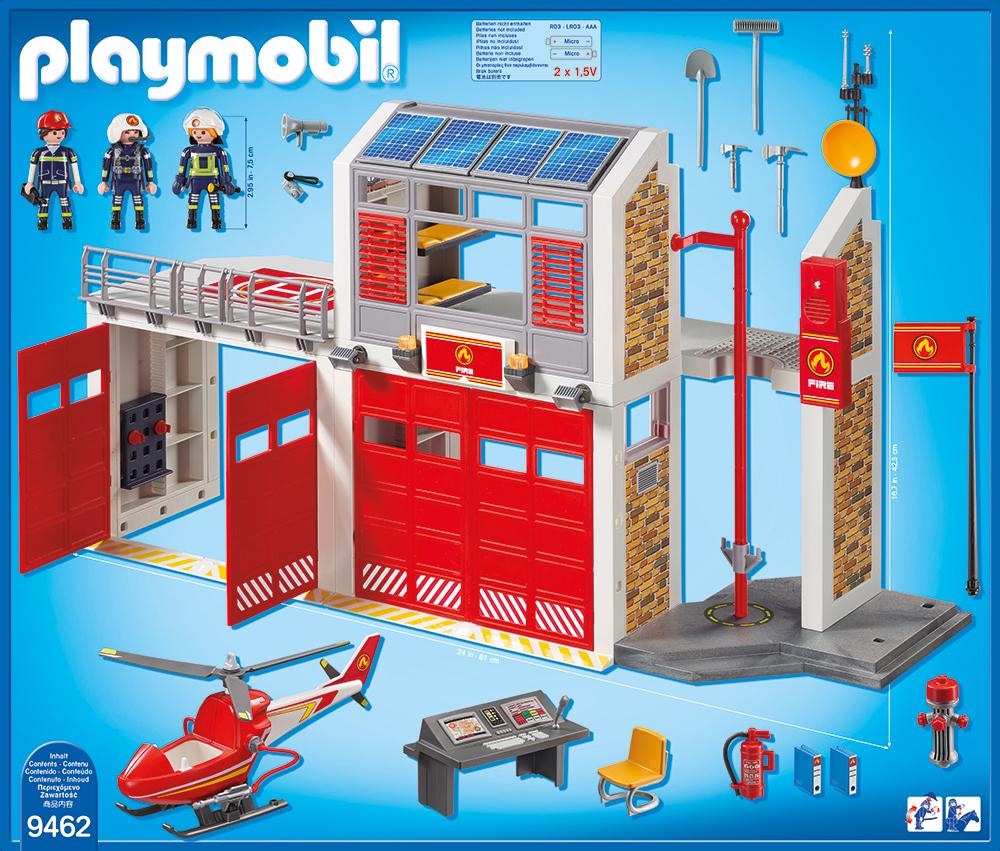 Playmobil® Konstruktions-Spielset »Große Feuerwache (9462), My Action Heroes«, Made in Germany