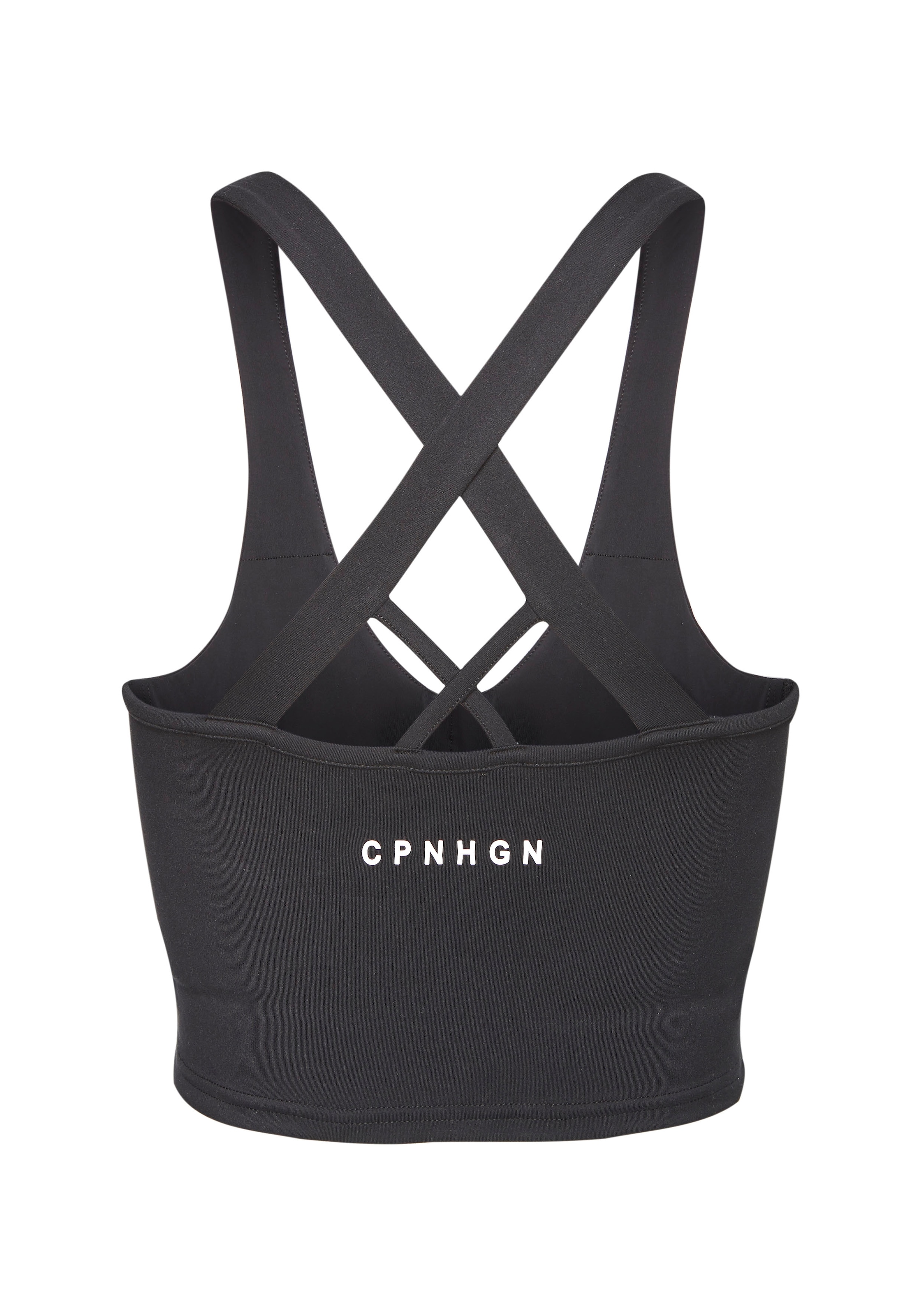 Copenhagen Studios Crop-Top gekreuzte Träger im Rückenbereich
