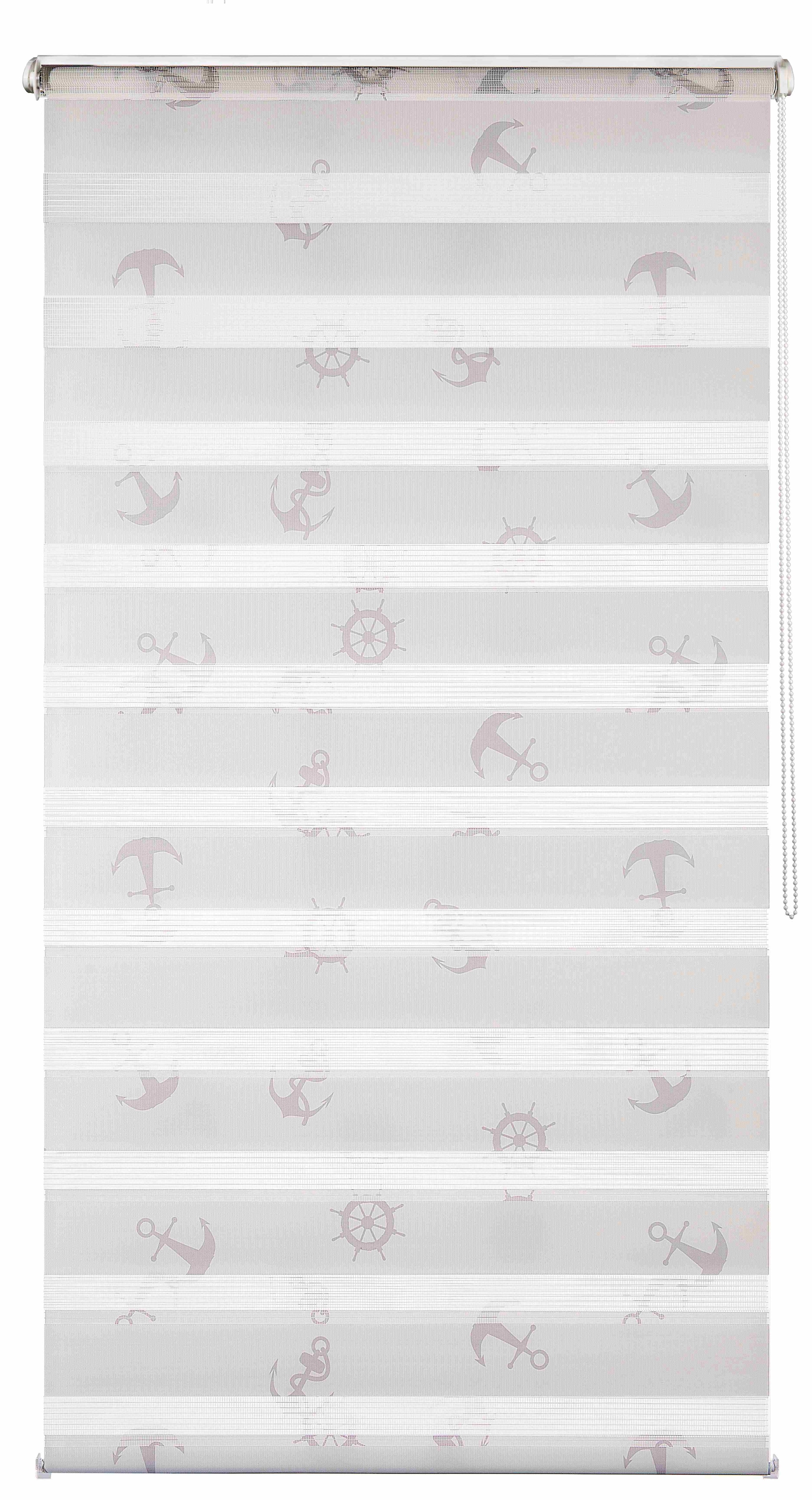 K-HOME Doppelrollo »MARITIM bedruckt« Lichtschutz Sichtschutz ohne Bohren freihängend Klemmfix, bedruckt