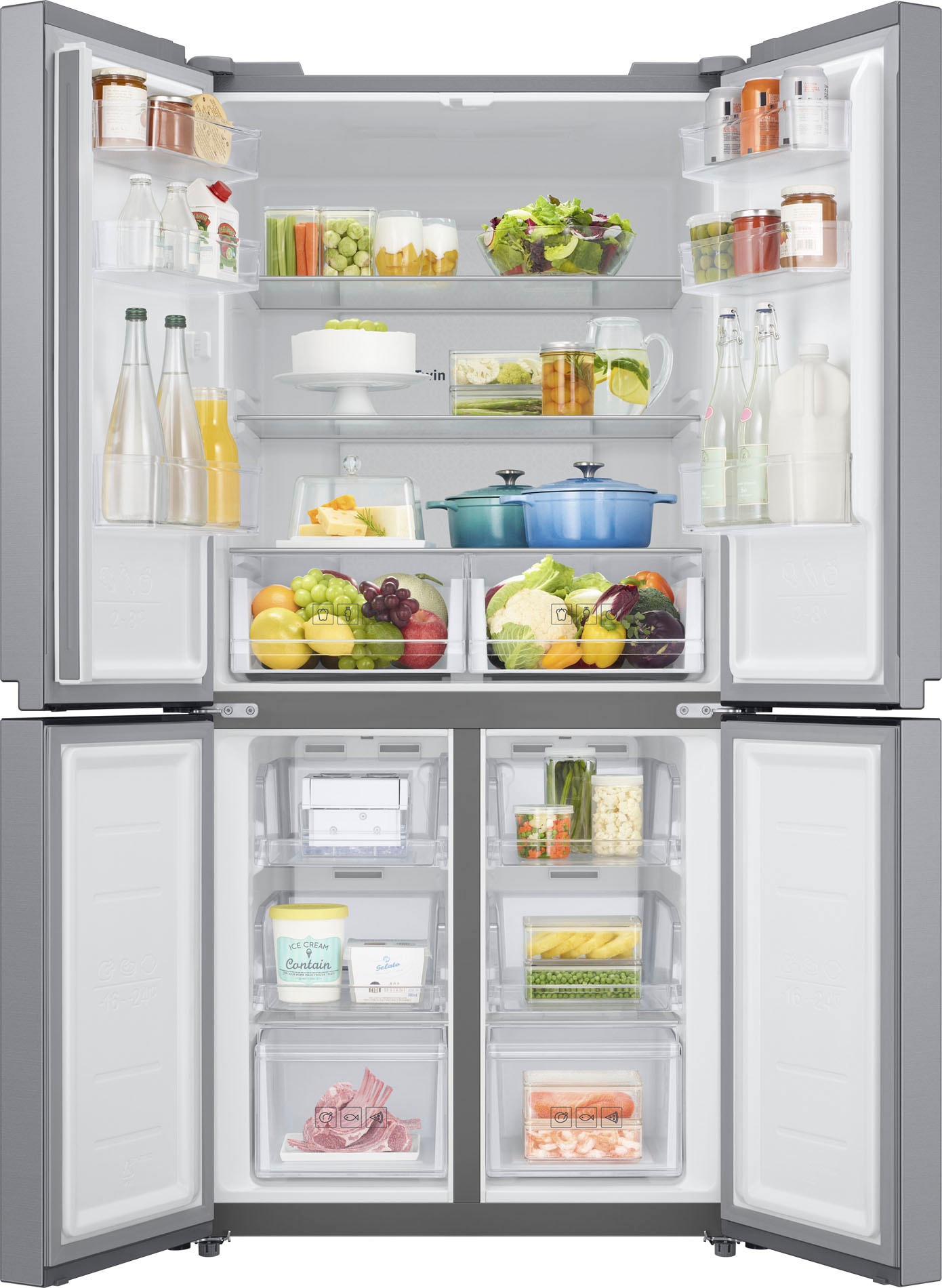 Samsung Multi Door RF4000 »RF48A400EM9« 179,3 cm hoch 83,3 cm breit