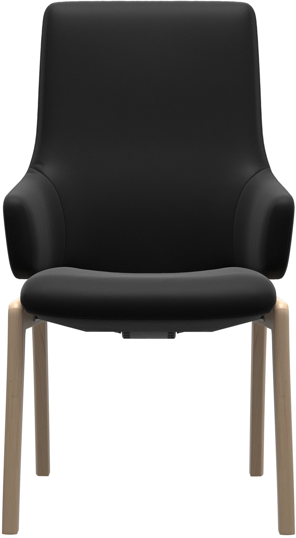 Stressless® Polsterstuhl »Laurel«, Leder PALOMA, High Back mit Armlehne, Größe L, mit abgerundeten Beinen in Eiche