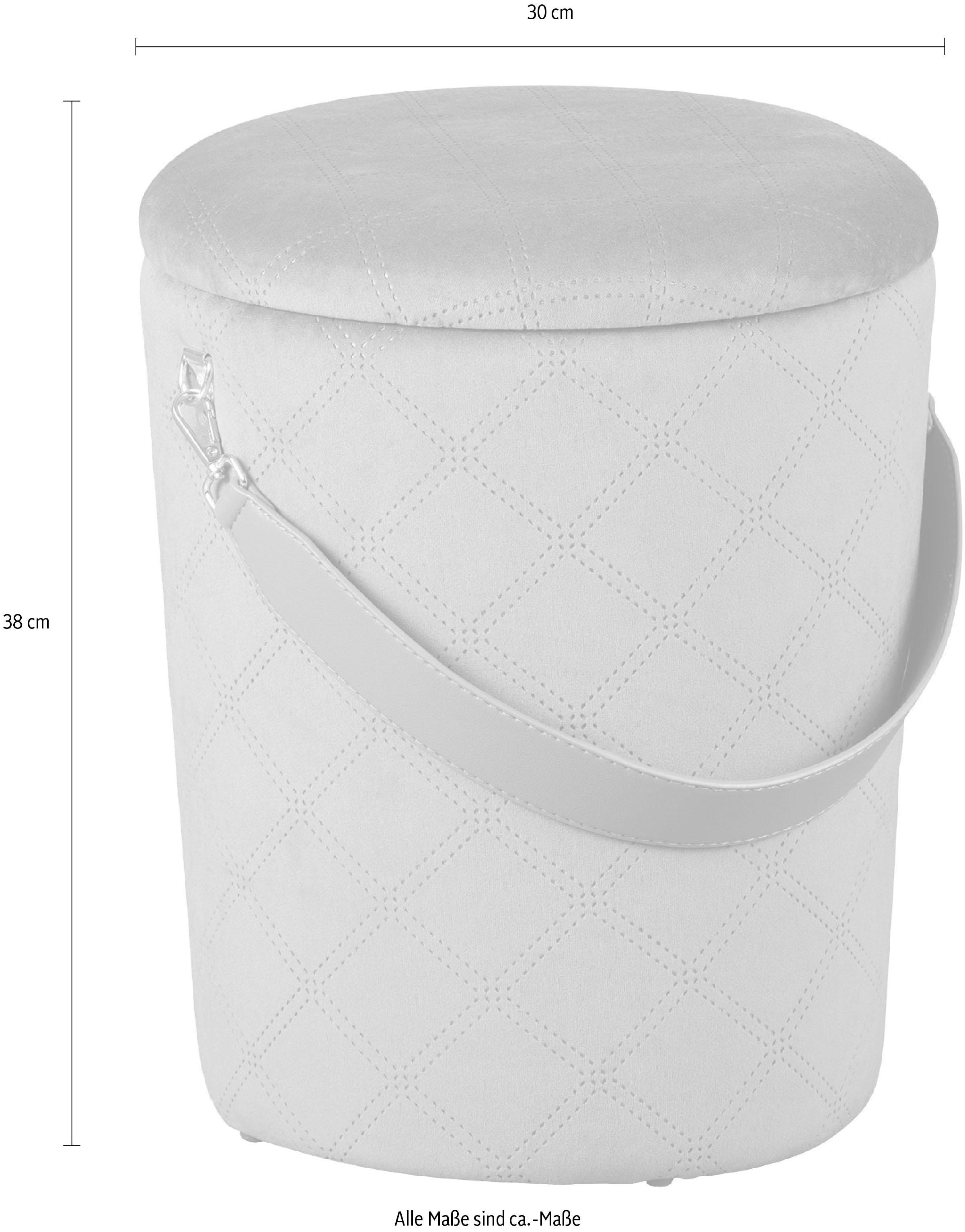 INOSIGN Hocker »Nevis«, mit Stauraum