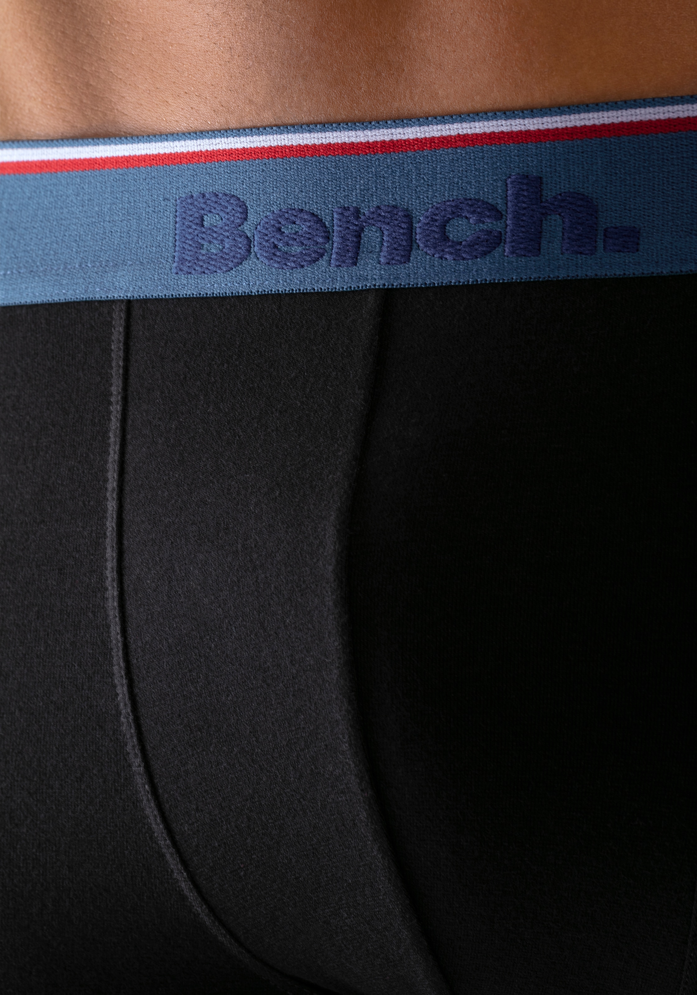 Bench. Langer Boxer, (Packung, 4 Logo-Webbund schmalen Streifen St.), mit im bei