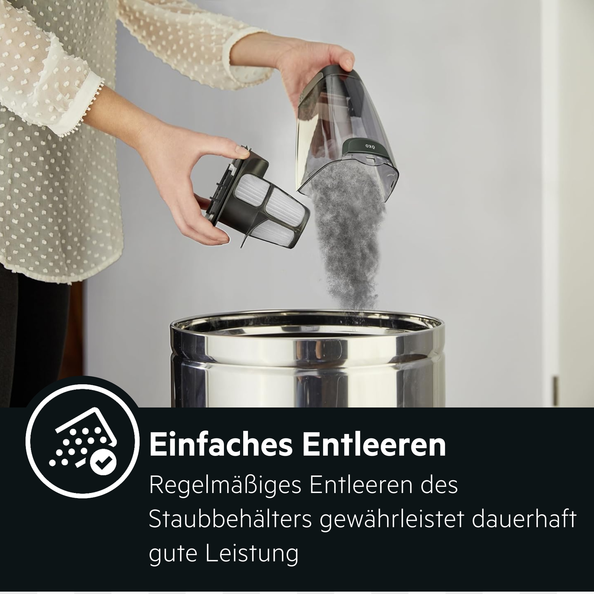 AEG Akku-Hand-und Stielstaubsauger »CX7 ANIMAL AKKU-STAUBSAUGER (CX7-2-45AN)« 2in1-Funktion, ideal zur Tierhaarentfernung, bis zu 45 Min. Laufzeit