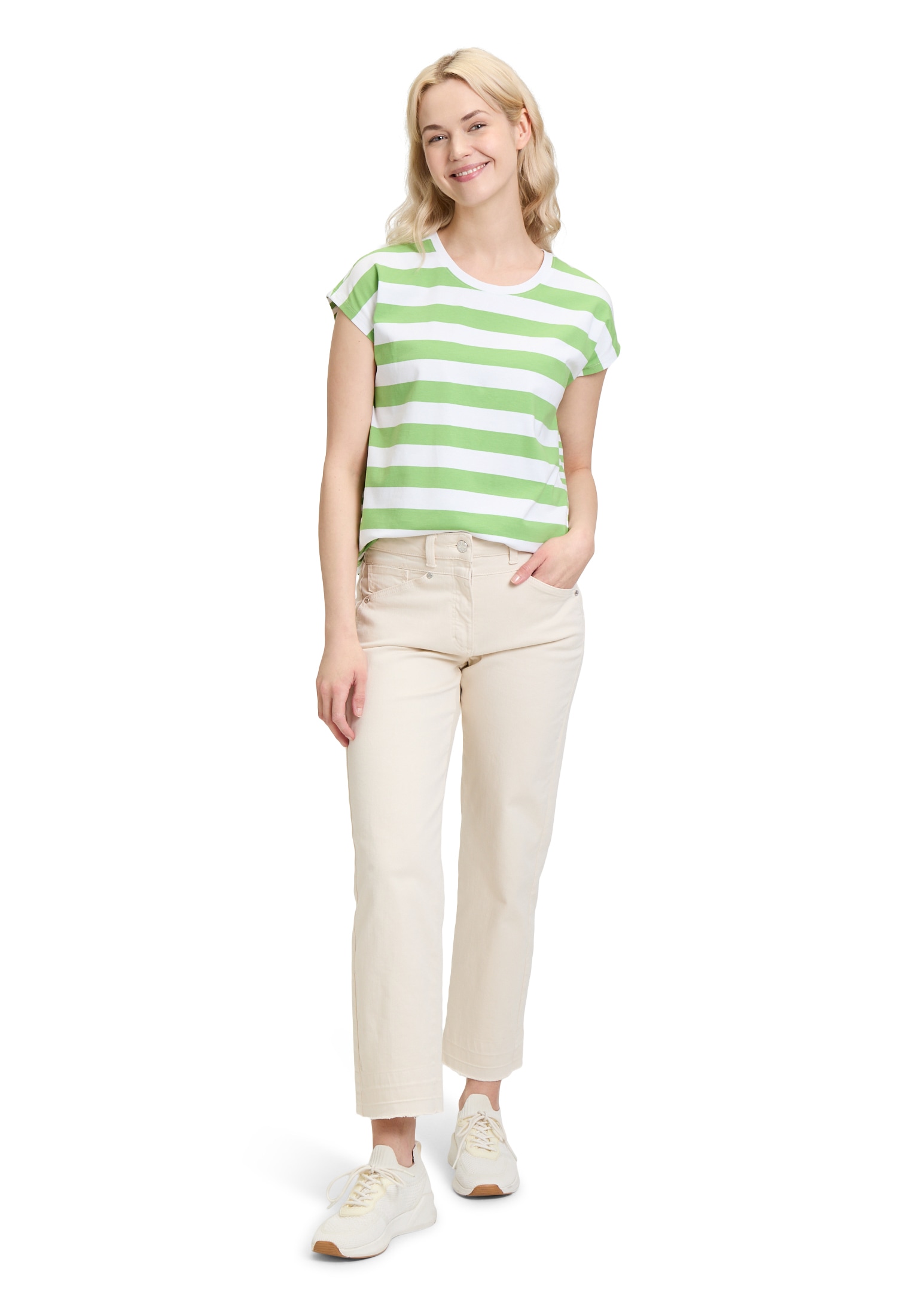 Betty Barclay Kurzarmshirt »Basic Shirt mit Streifen«