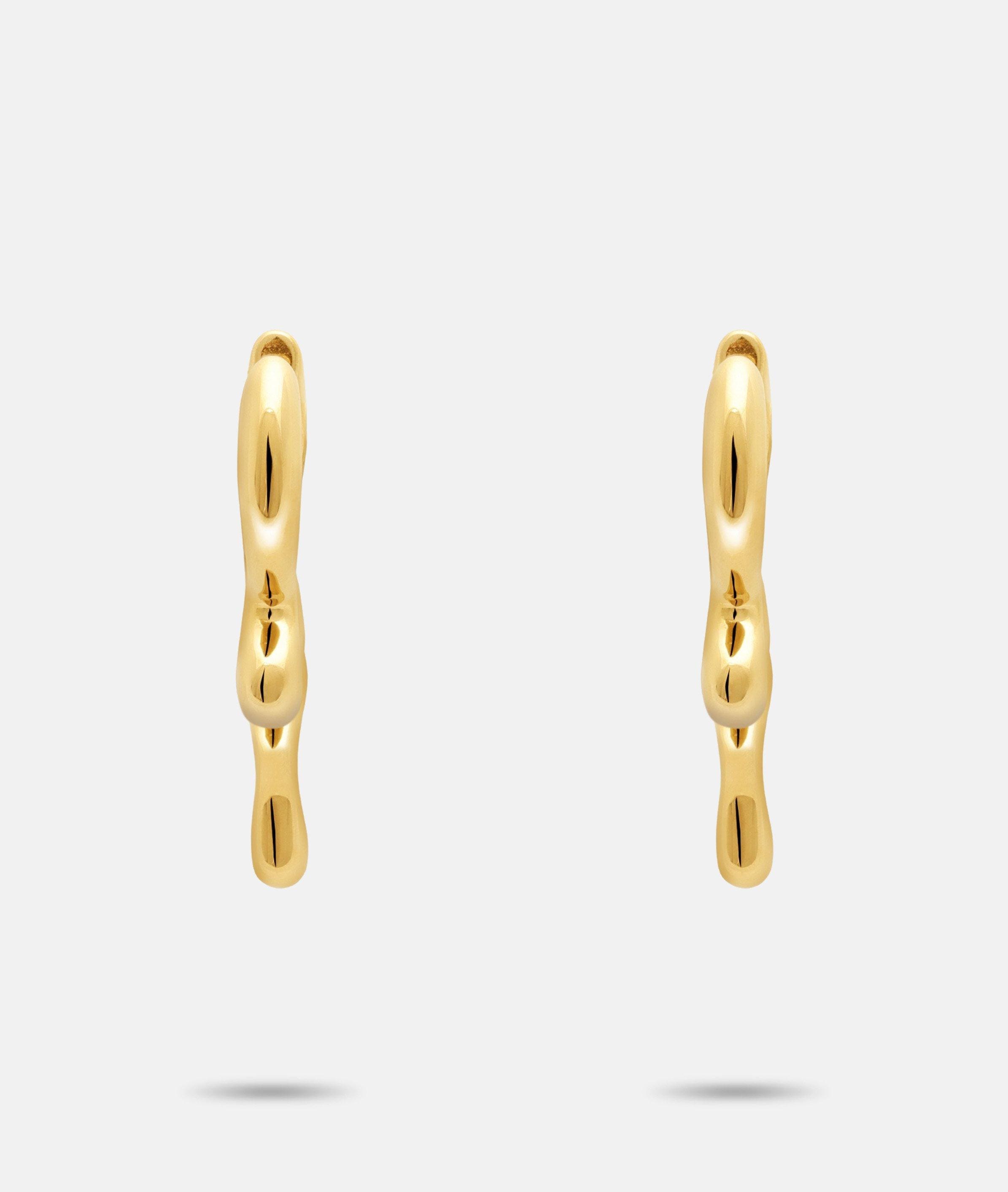 Liebeskind Berlin Paar Creolen »Schmuck Geschenk Edelstahl Ohrringe The Melting Organic«