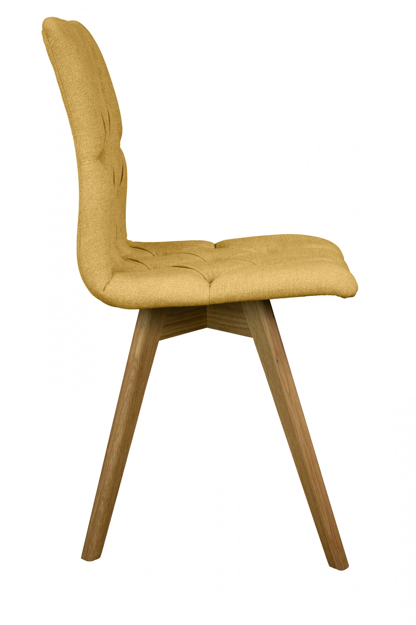 OTTO home Esszimmerstuhl »Rania« (Set) 2 Stk.Massivholzgestell, mit Knopfheftung