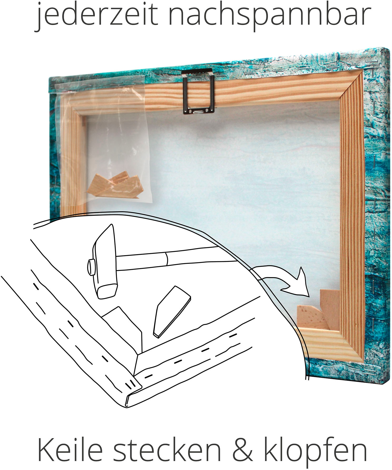 Artland Wandbild »Zitronenbaum vorm Torbogen II«, Fensterblick, (1 St.), als Alubild, Outdoorbild, Leinwandbild, Poster in verschied. Größen