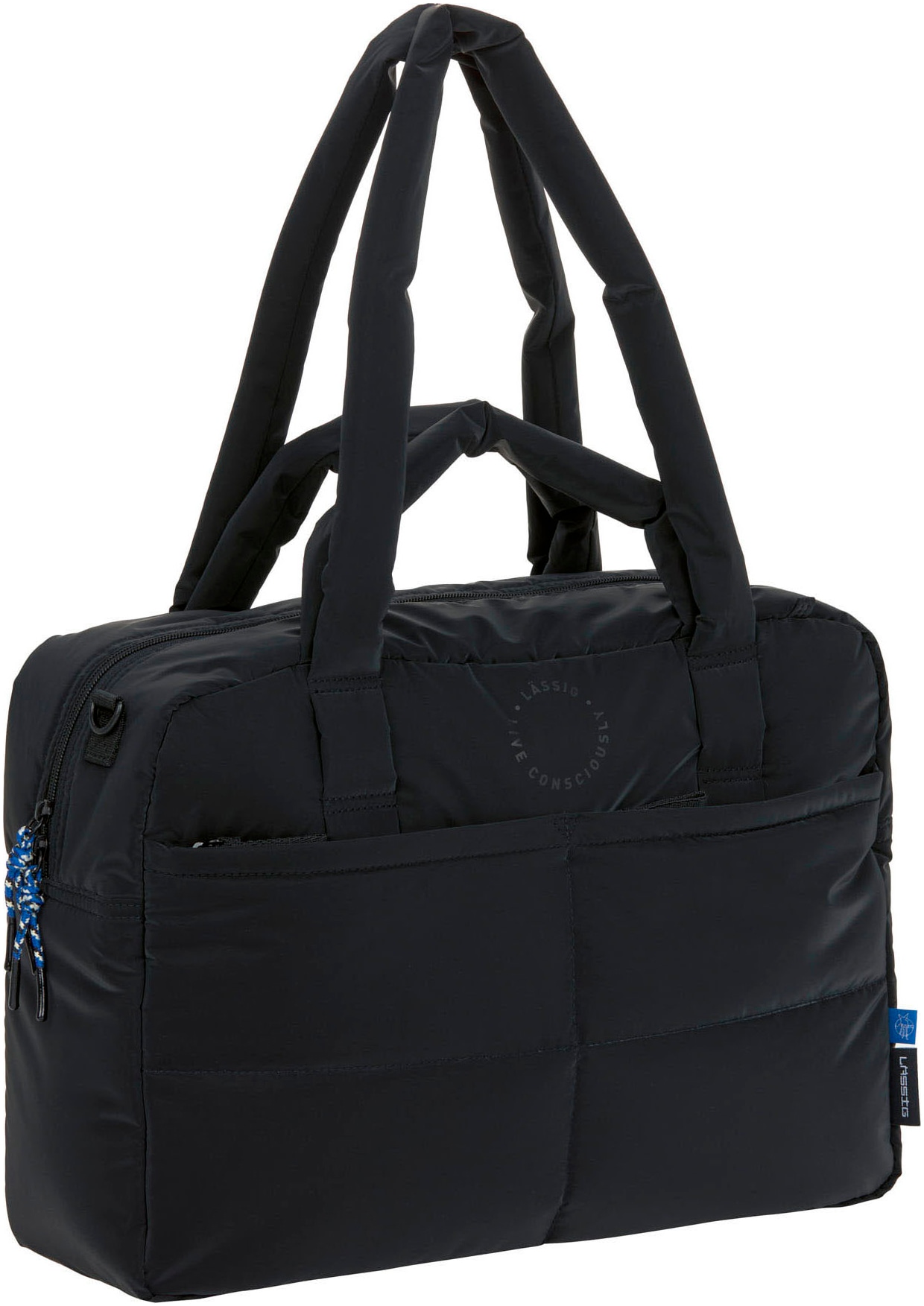 LÄSSIG Wickeltasche »Green Label, Everyday Bag black«, für Kinderwagen oder Buggy