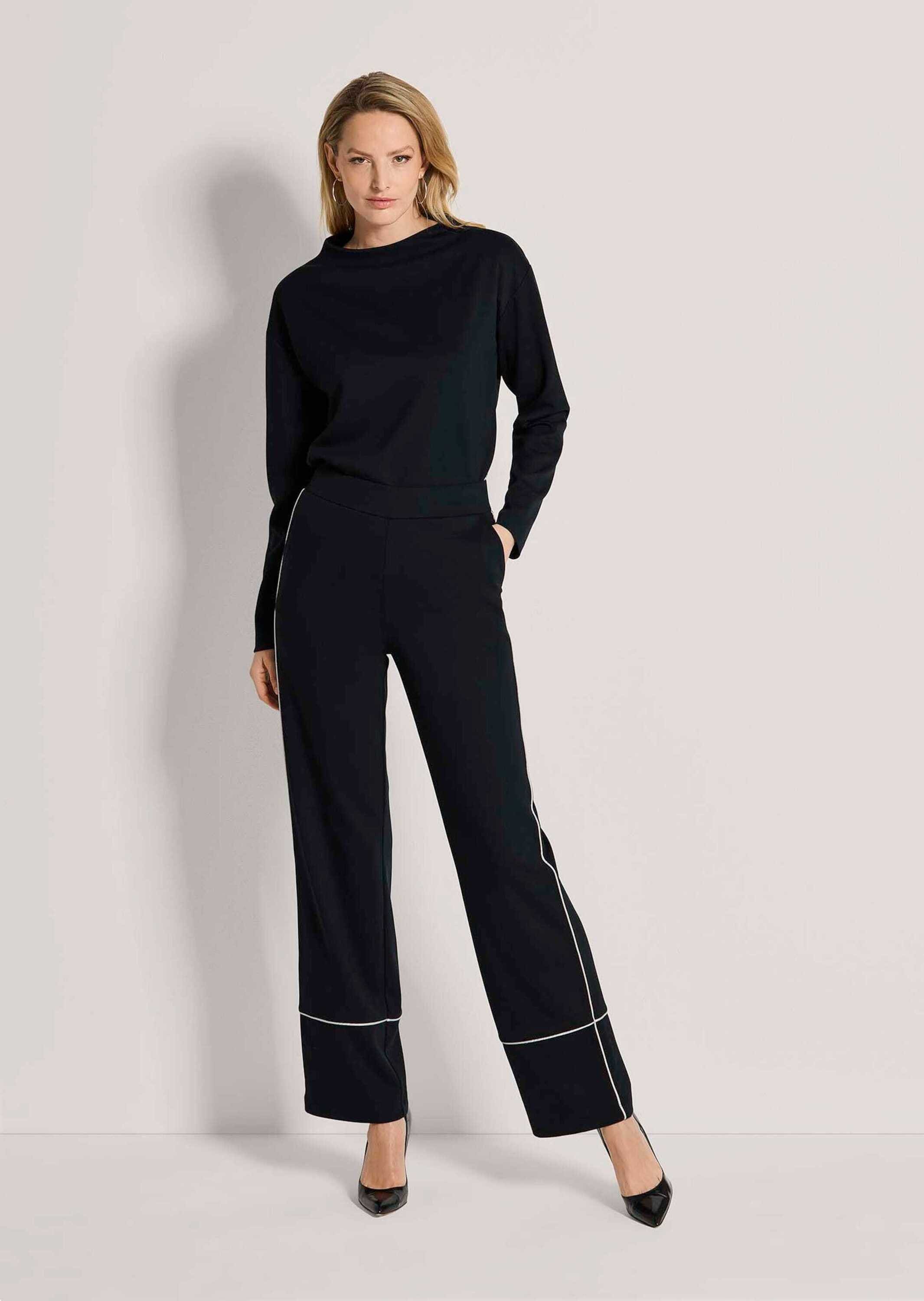 MADELEINE Jerseyhose »Hose Jersey-Schlupfhose mit Zierpaspeln«
