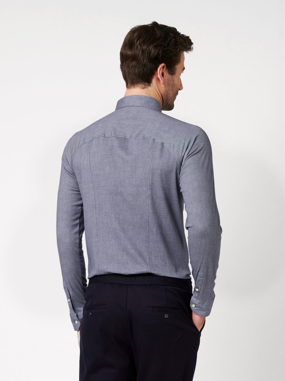DESOTO Langarmhemd »Jerseyhemd Casual Kent«