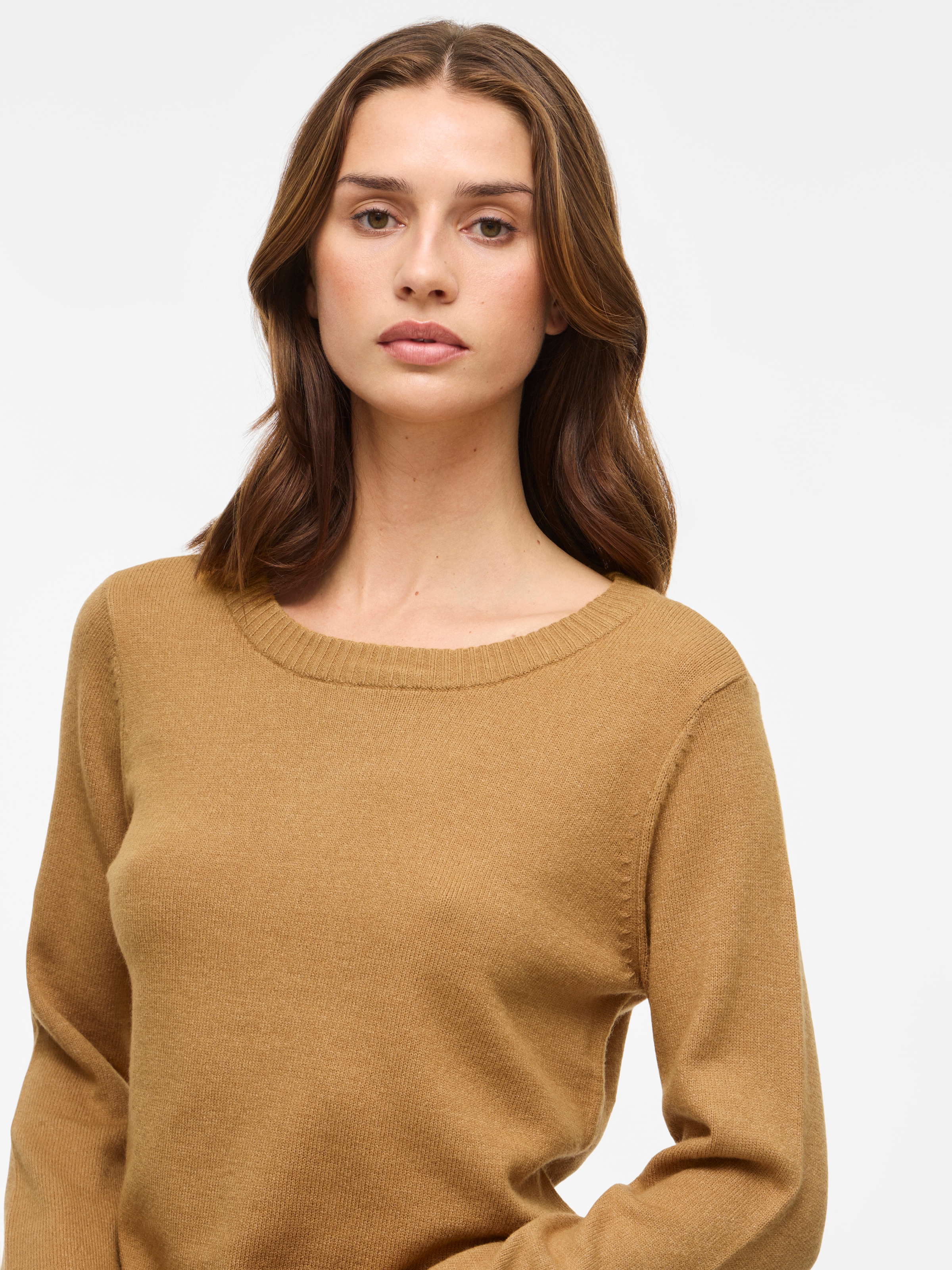 Vila Rundhalspullover »VIRIL O-NECK L/S  KNIT TOP - NOOS«