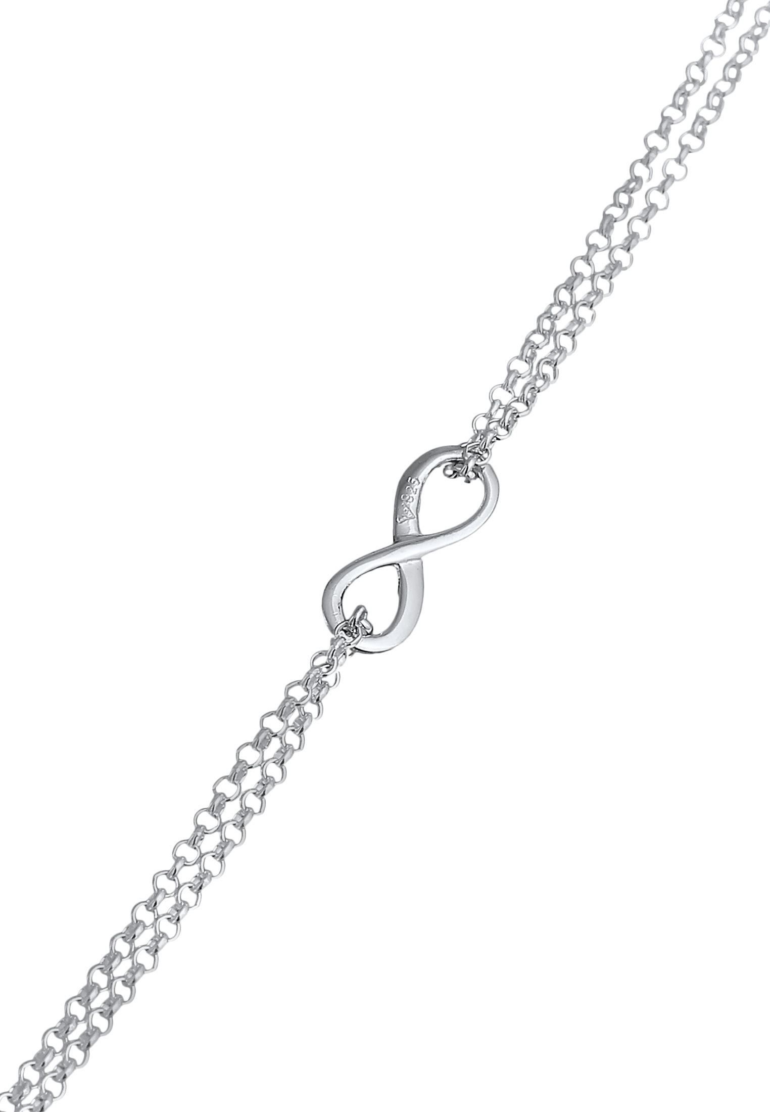 Elli Armkette »Armband Infinity Liebe Unendlichkeit Layer 925 Serling Silber«