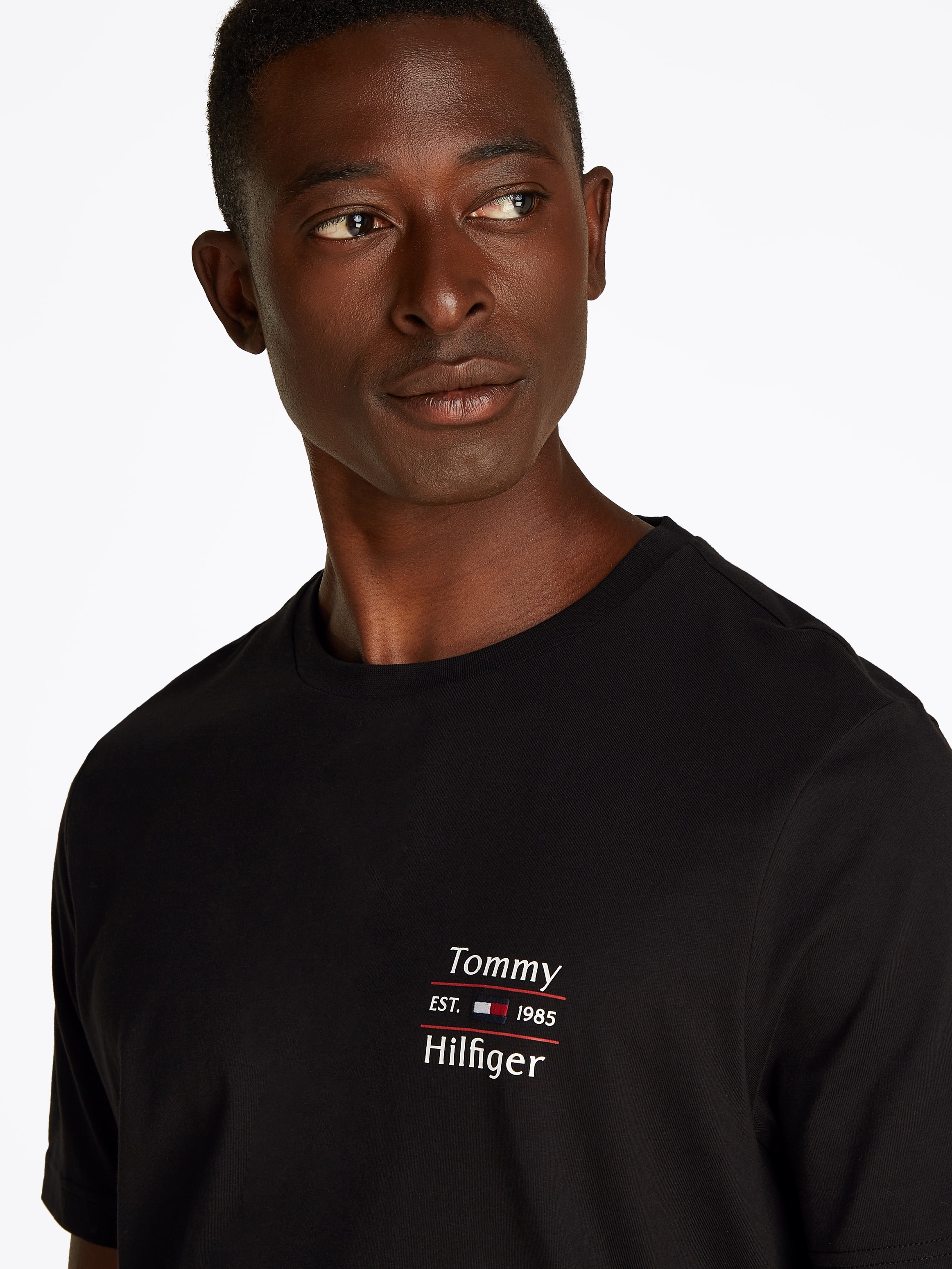 Tommy Hilfiger Rundhalsshirt »HILFIGER STACK TEE«