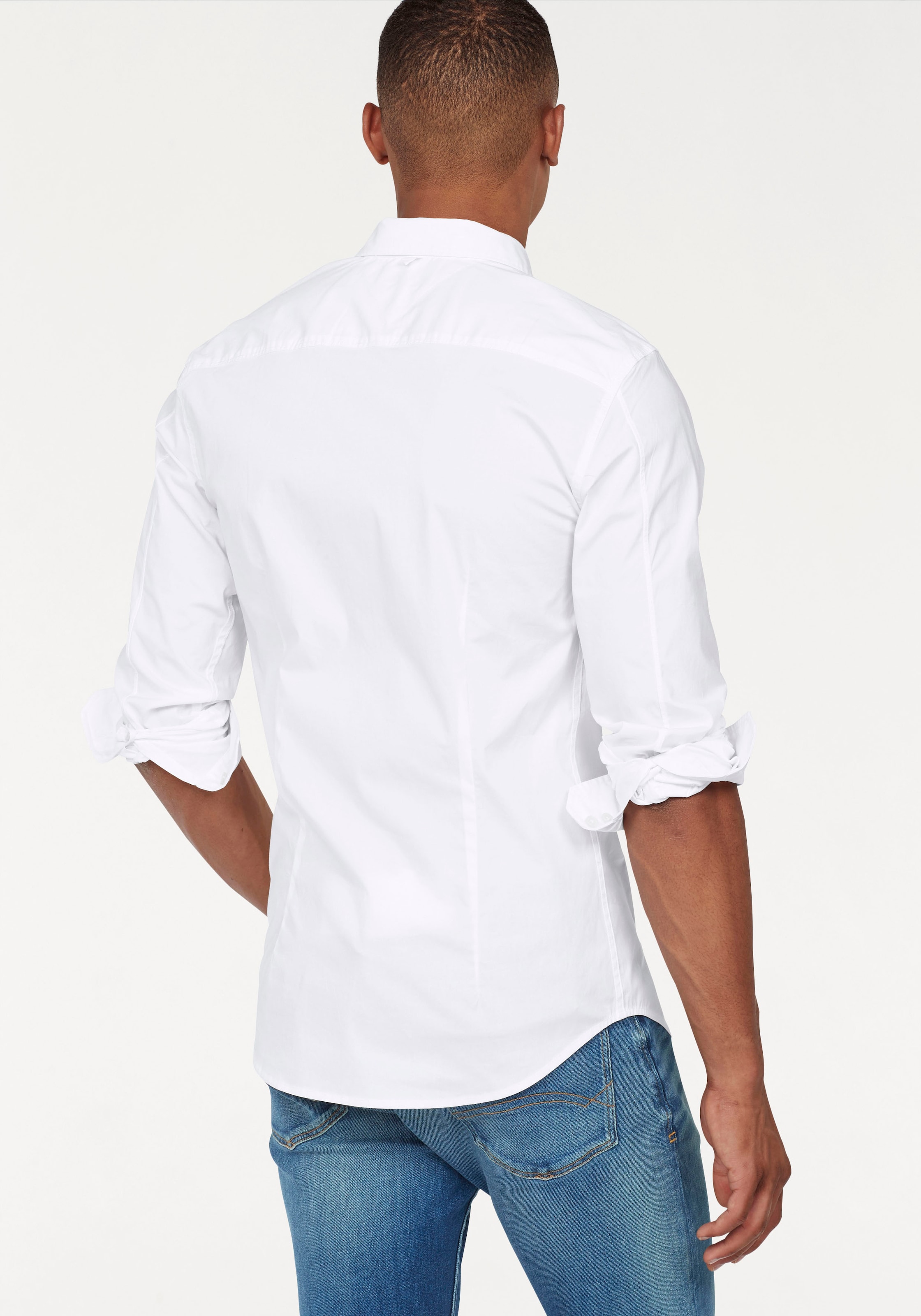 Tommy Jeans Langarmhemd »Sabim Stretch Hemd Shirt«, Stretch Hemd, Premium, Slim Fit, mit Elasthan