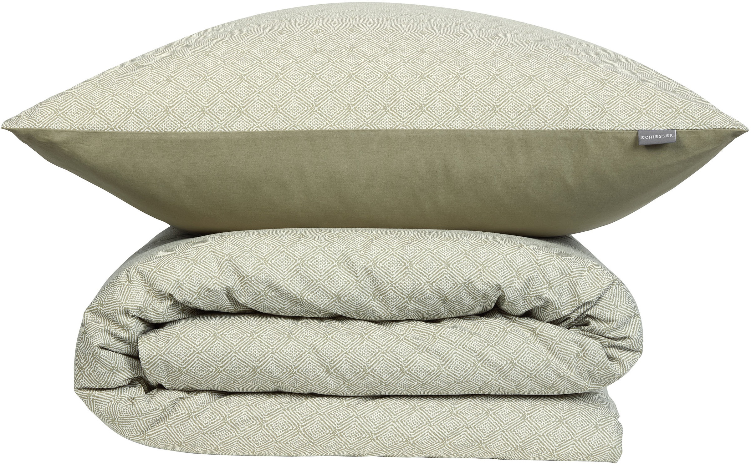 Schiesser Wendebettwäsche »Ethno aus weicher Baumwolle mit dezentem Ethnomuster«, Made in Green