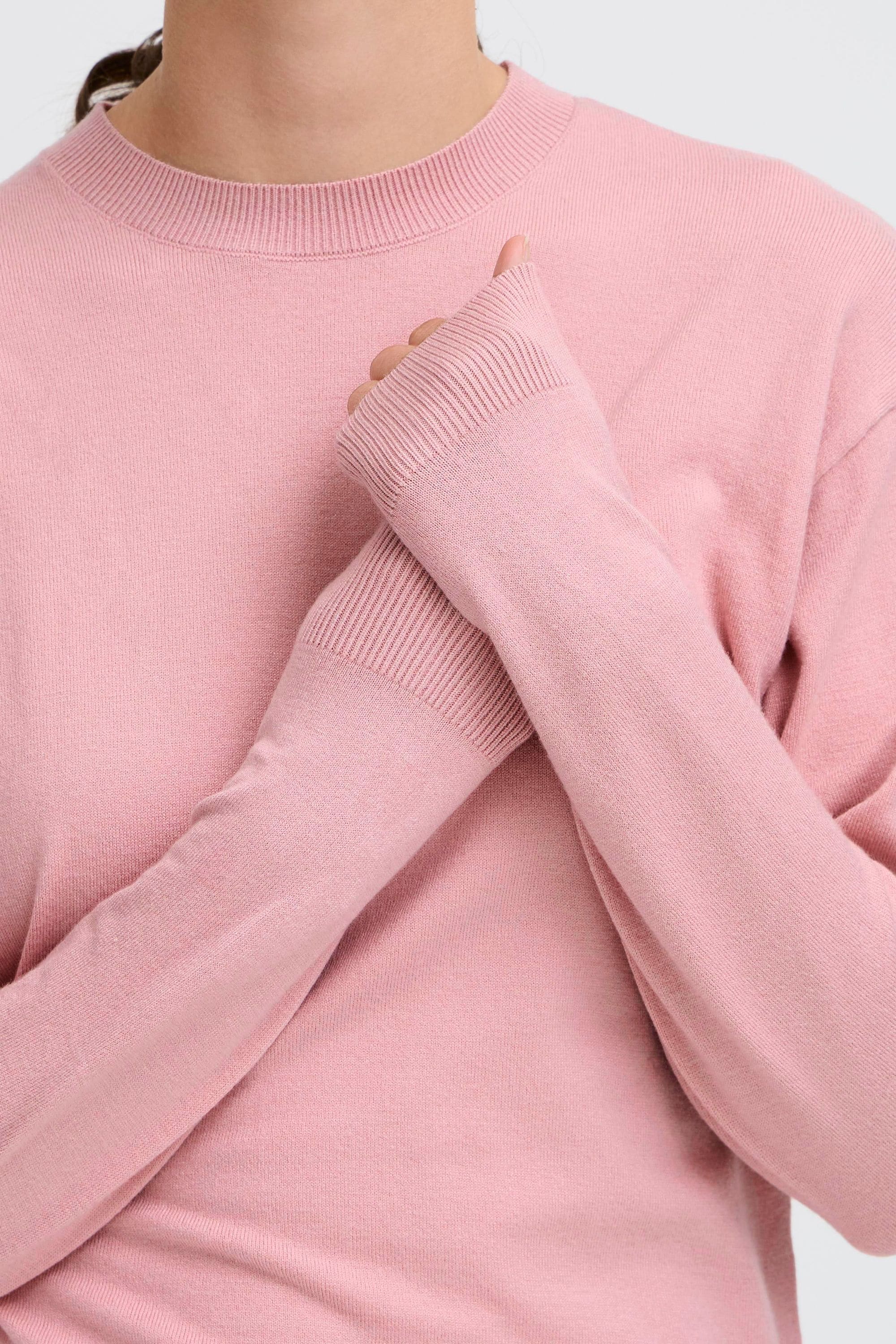 OXMO Strickfleece-Pullover »Strickpullover OXISCANNY LS«