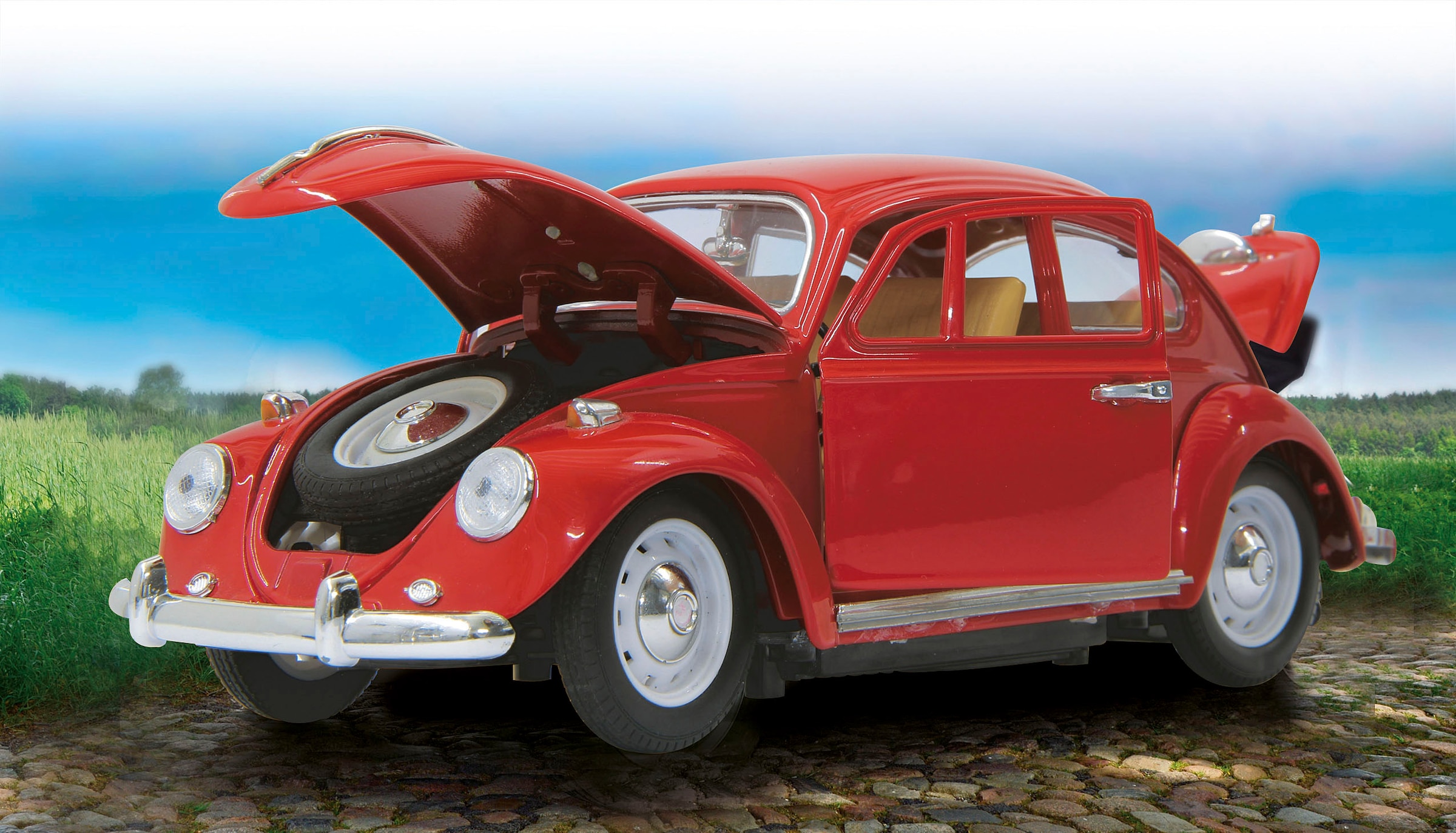 Jamara RC-Auto »Diecast, VW Käfer, 1:18, rot, 27MHz«