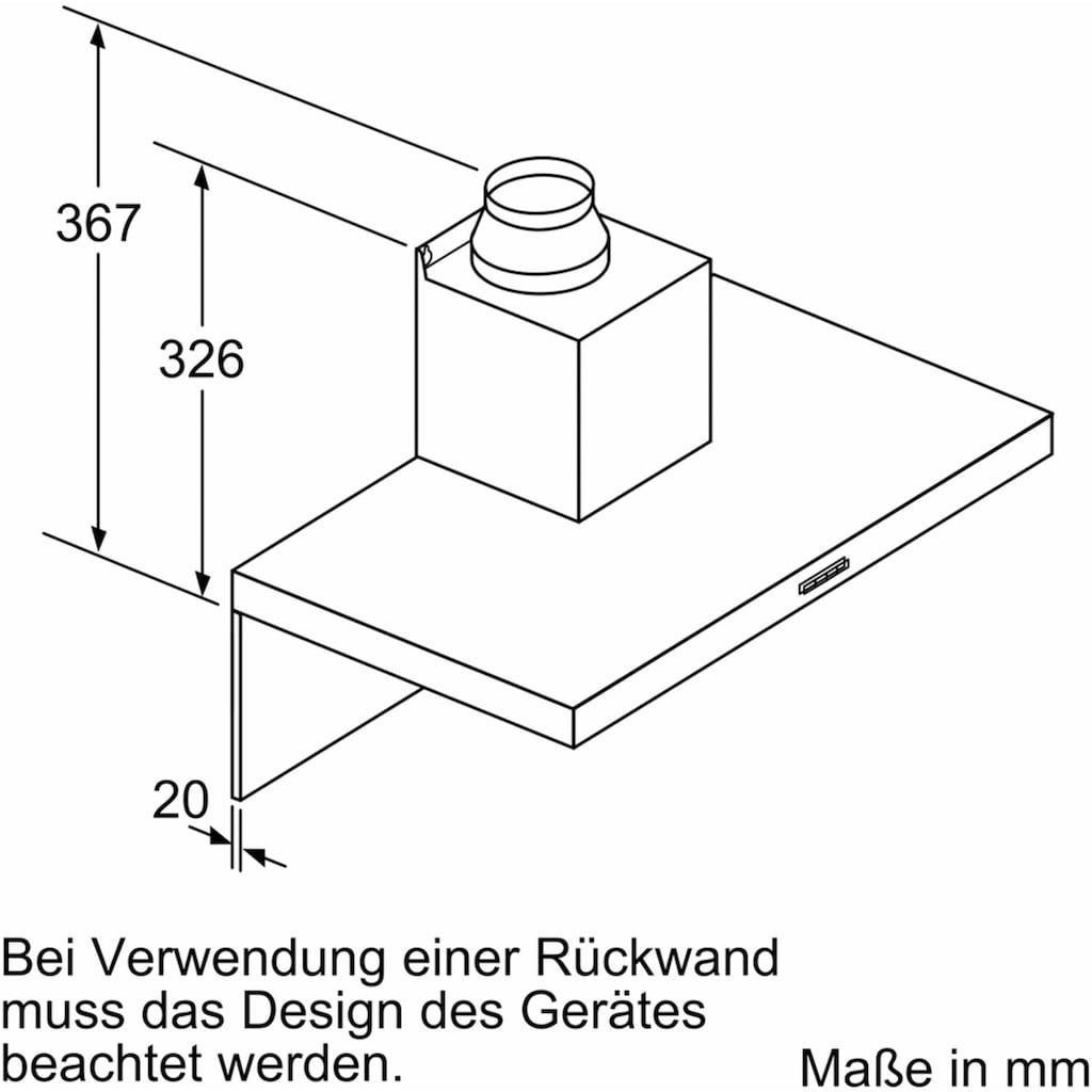 BOSCH Wandhaube »DWB66BC50«