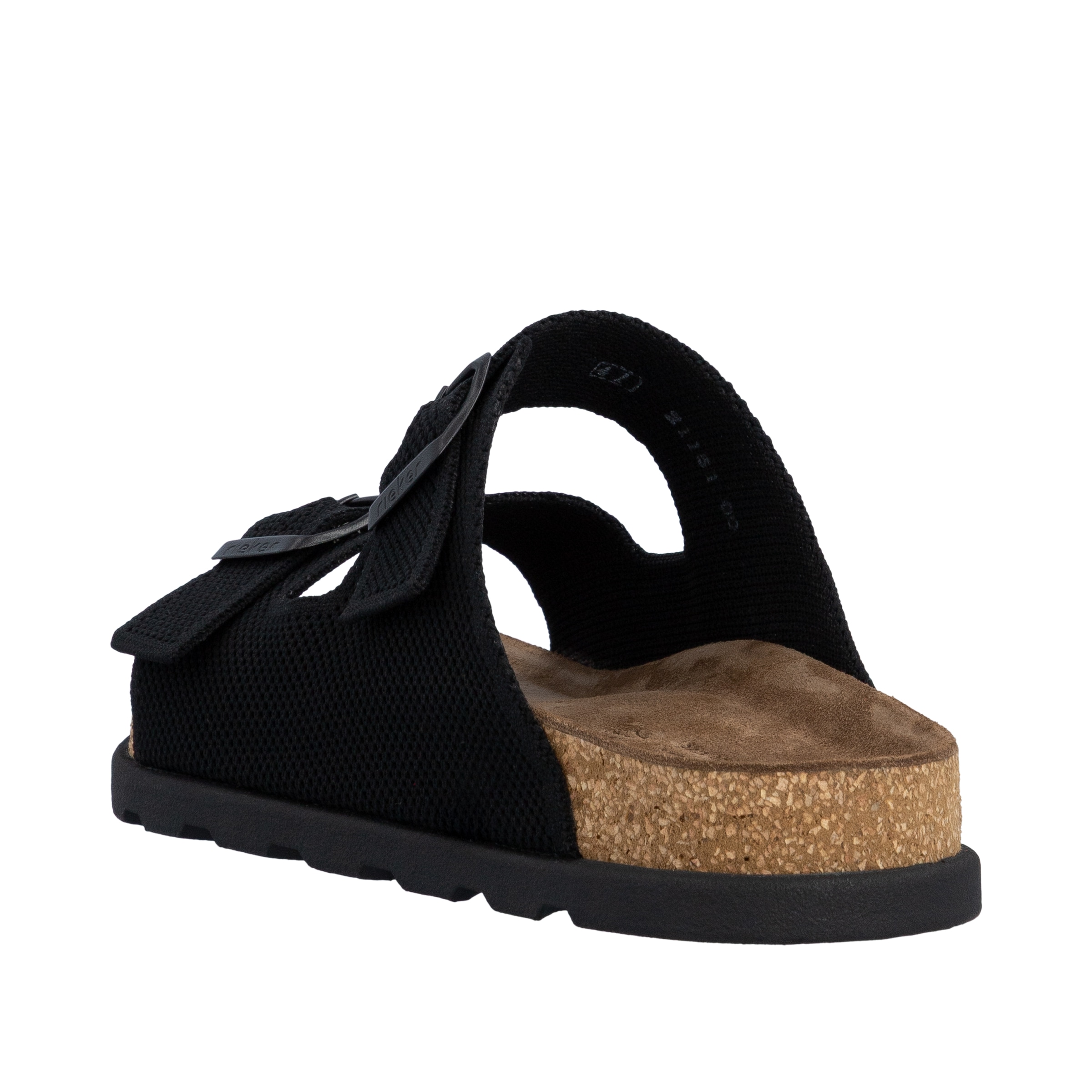 Rieker Pantolette  Sommerschuh, Strandschuh, Hausschuh, Urlaubsschuh mit zwei Schnallen