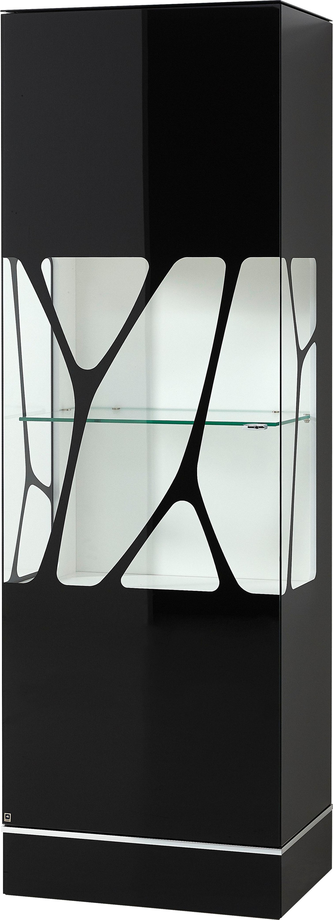 LEONARDO Glasvitrine »CUBE«, mit Genetics, wahlweise mit Beleuchtung, Höhe 192 cm