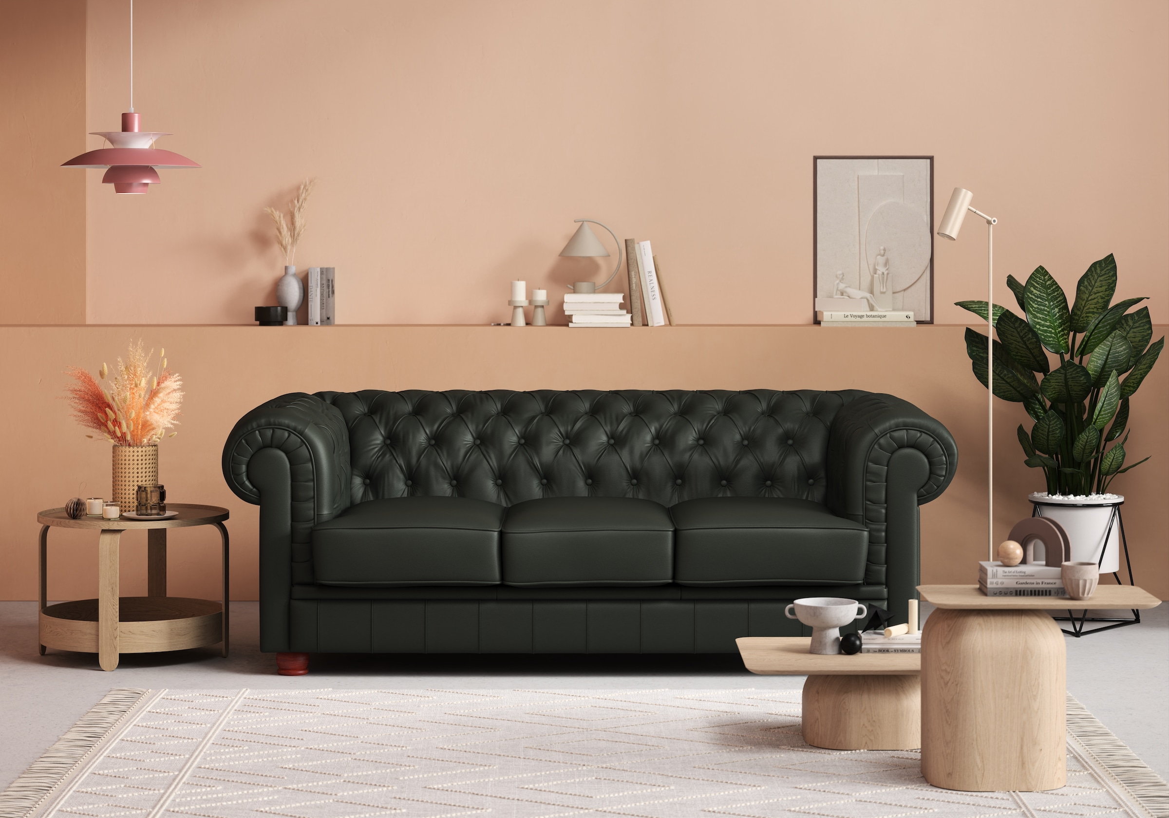 Chesterfield-Sofa »Kent edel und bequem, tolle Detailverarbeitung, komfortable...