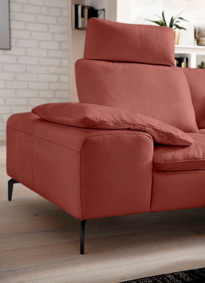 W.SCHILLIG Ecksofa »valentinoo, Designsofa, elegant und bequem, L-Form«, (Set), mit Sitztiefenverstellung, Breite 318 cm