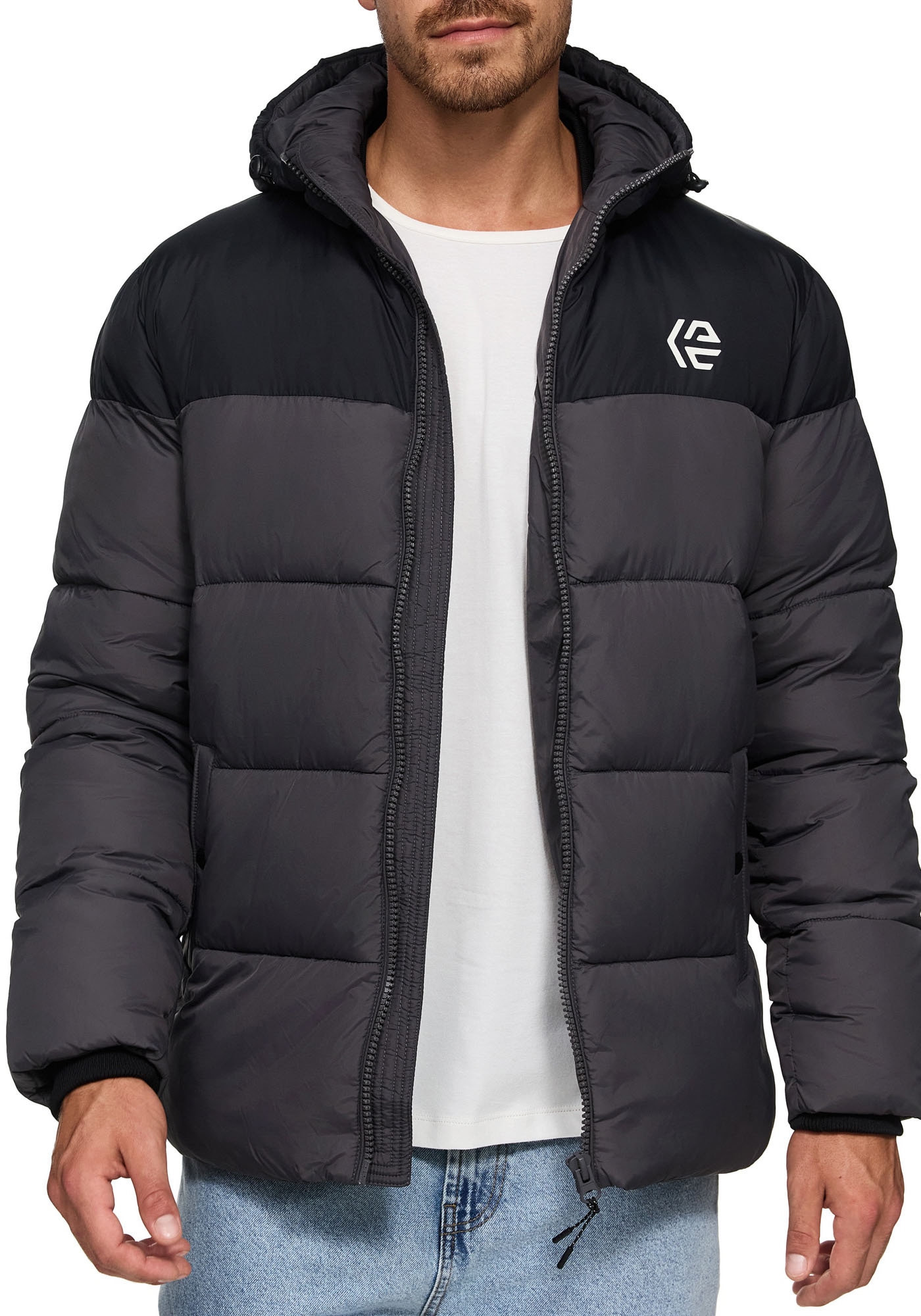 Indicode Steppjacke »INAlanin«, mit Kapuze
