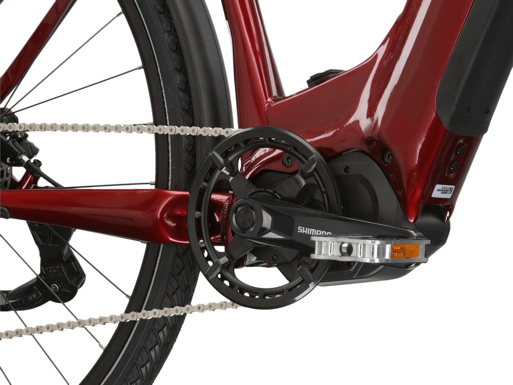 Kross E-Bike »E-Trekkingrad Trans Hybrid LS 3.0 28 Zoll rot«, 8 Gang, Shimano, Acera T3000, Mittelmotor 250 W, Pedelec, Elektrofahrrad für Damen und Herren